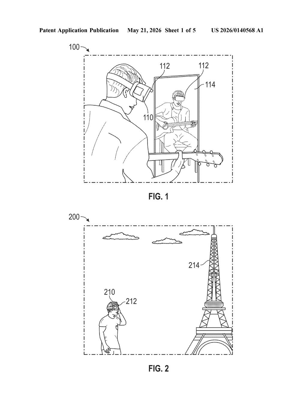 Meta Patent: AR Glasses That Coach You in Real Time — figure from US 2026/0140568 A1