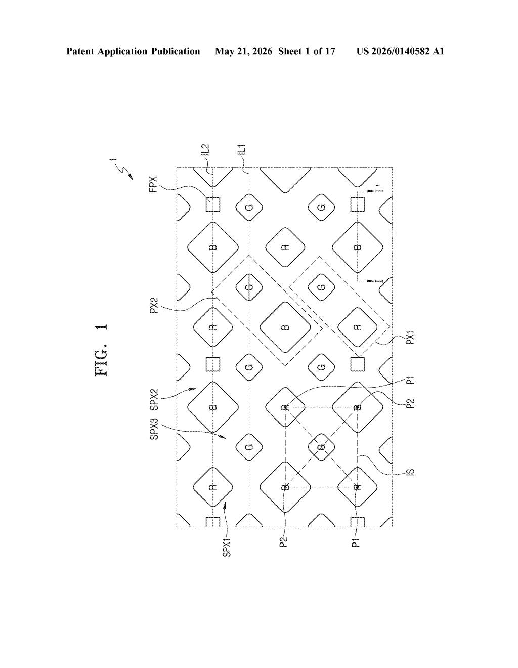 Samsung Patent: Under-Display Fingerprint Sensor Design — figure from US 2026/0140582 A1