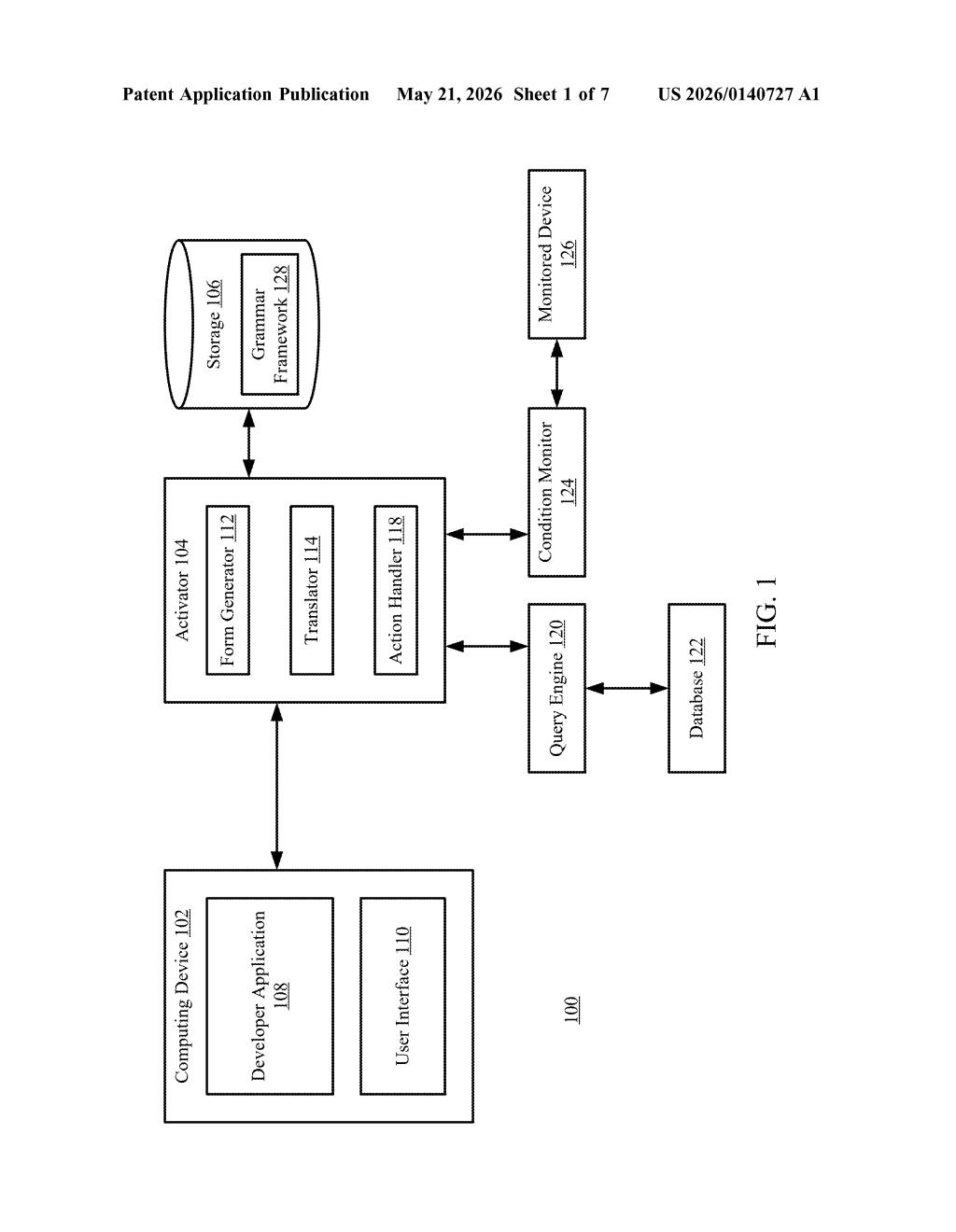 Microsoft Patent: Form Language to Functional Language API — figure from US 2026/0140727 A1