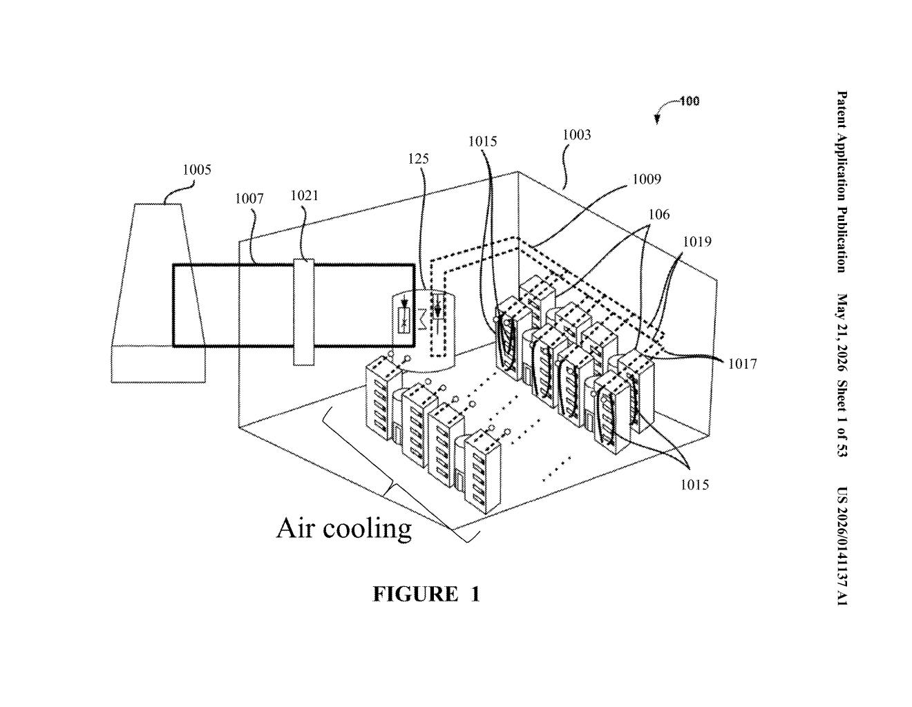 Nvidia Patent: AI That Designs Data Center Cooling Systems — figure from US 2026/0141137 A1