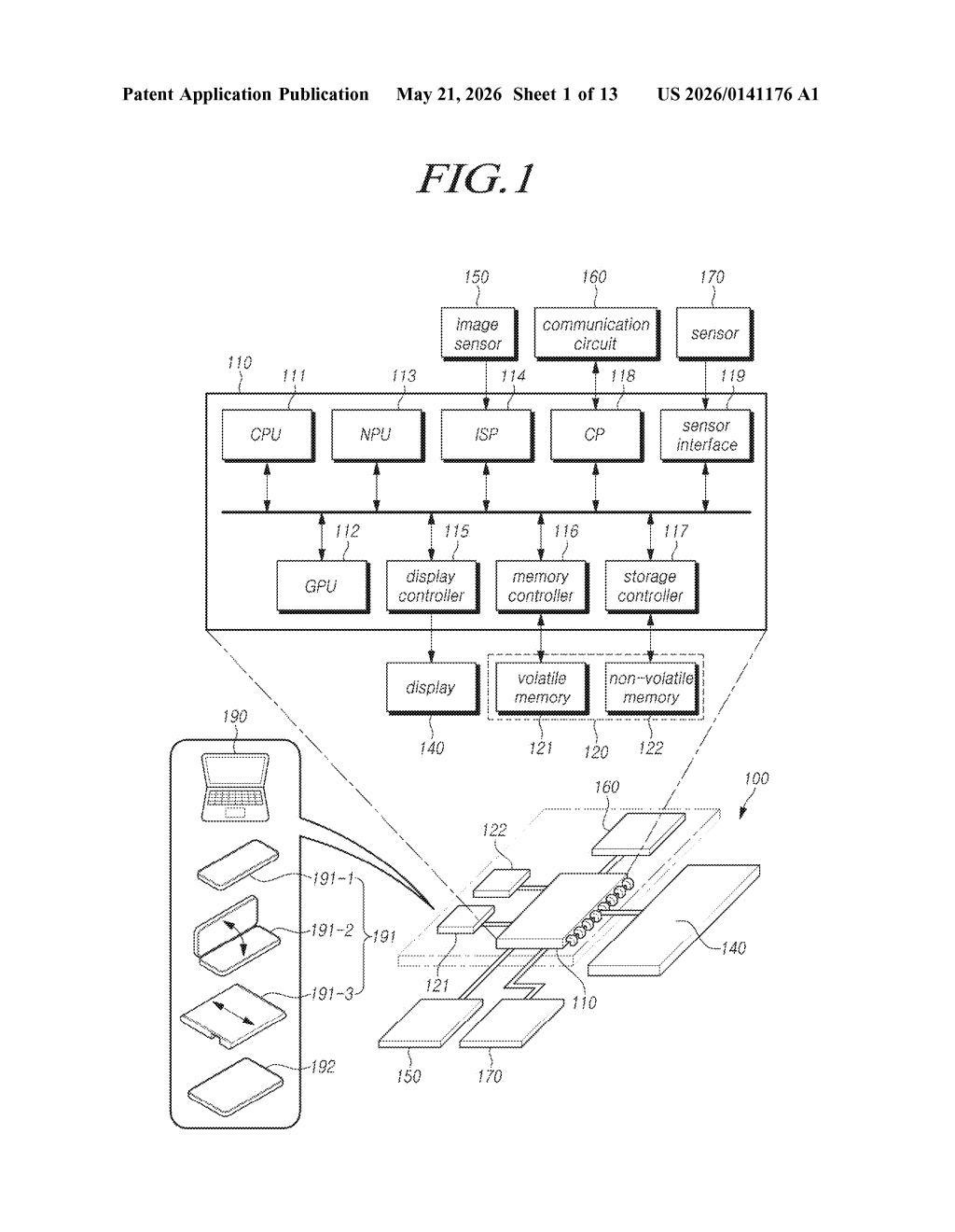 Samsung Patent: Speculative Decoding Draft Model Selection — figure from US 2026/0141176 A1