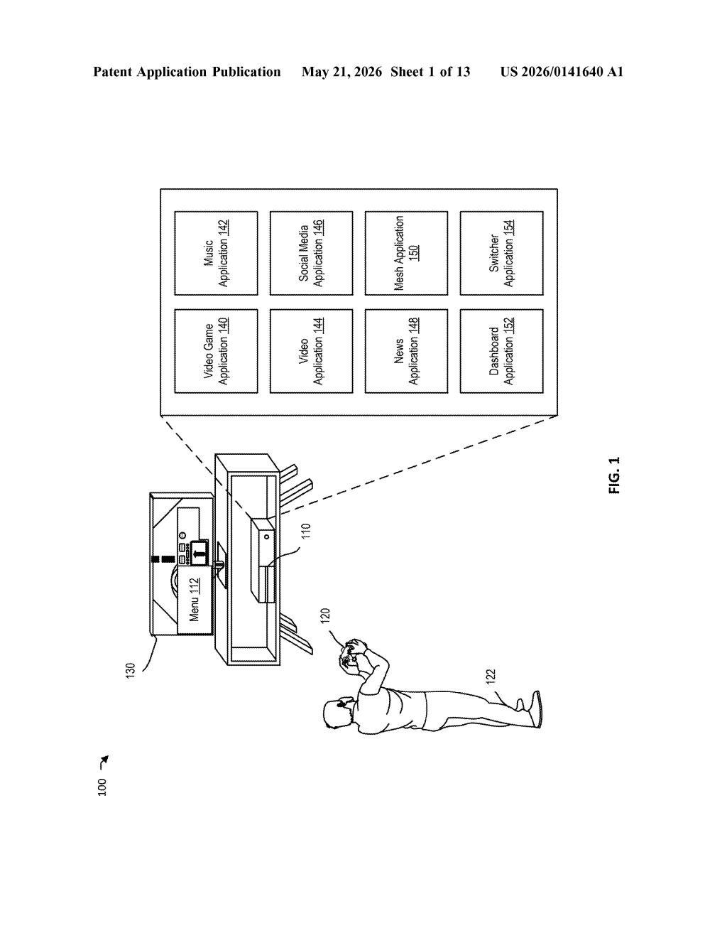 Sony Patent: 3D Face Mesh from a Single 2D Photo — figure from US 2026/0141640 A1