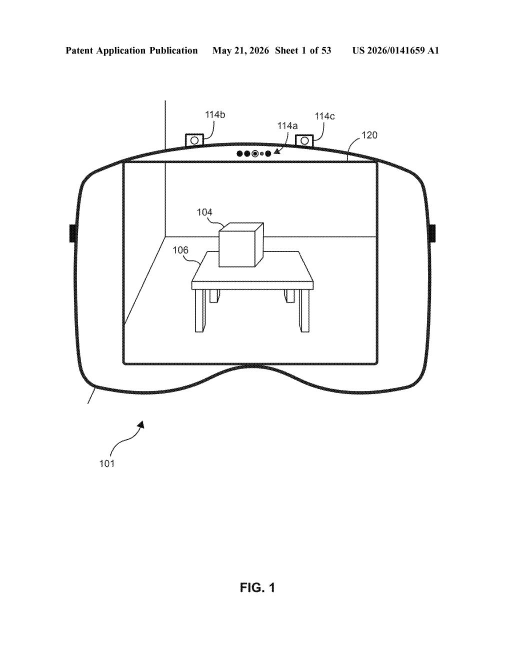 Apple Patent: Placing Remote Users in 3D Shared Spaces — figure from US 2026/0141659 A1