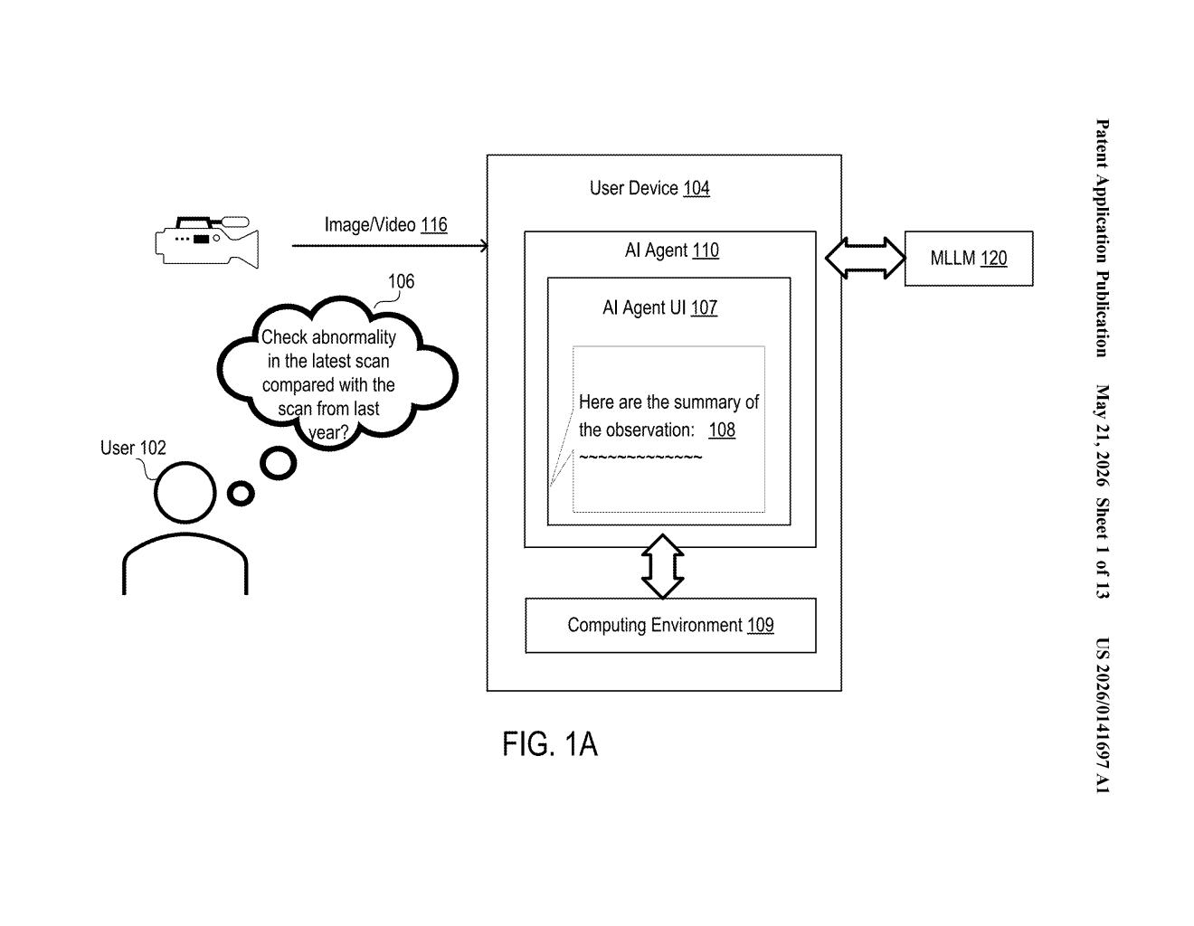 Salesforce Patent: Multimodal LLM Training Pipeline — figure from US 2026/0141697 A1