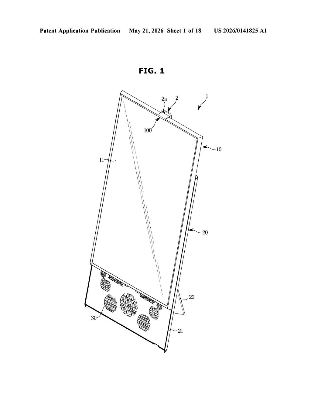 Samsung Patent: Phone-to-Monitor Mounting Bracket — figure from US 2026/0141825 A1