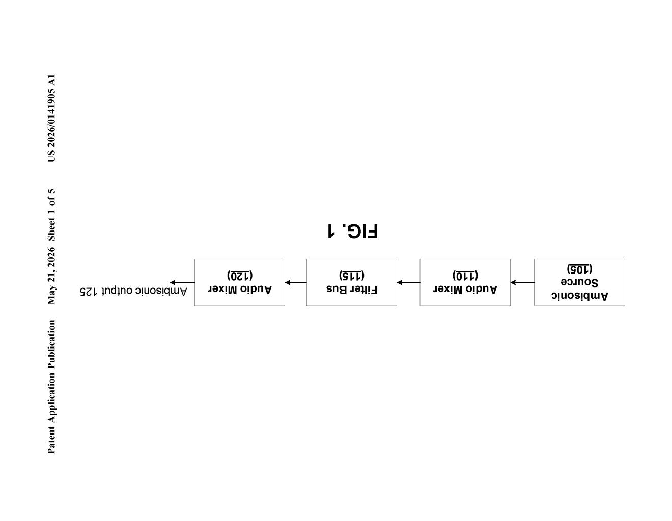 Google Patent: Ambisonics Audio Reverberation Decorrelation — figure from US 2026/0141905 A1