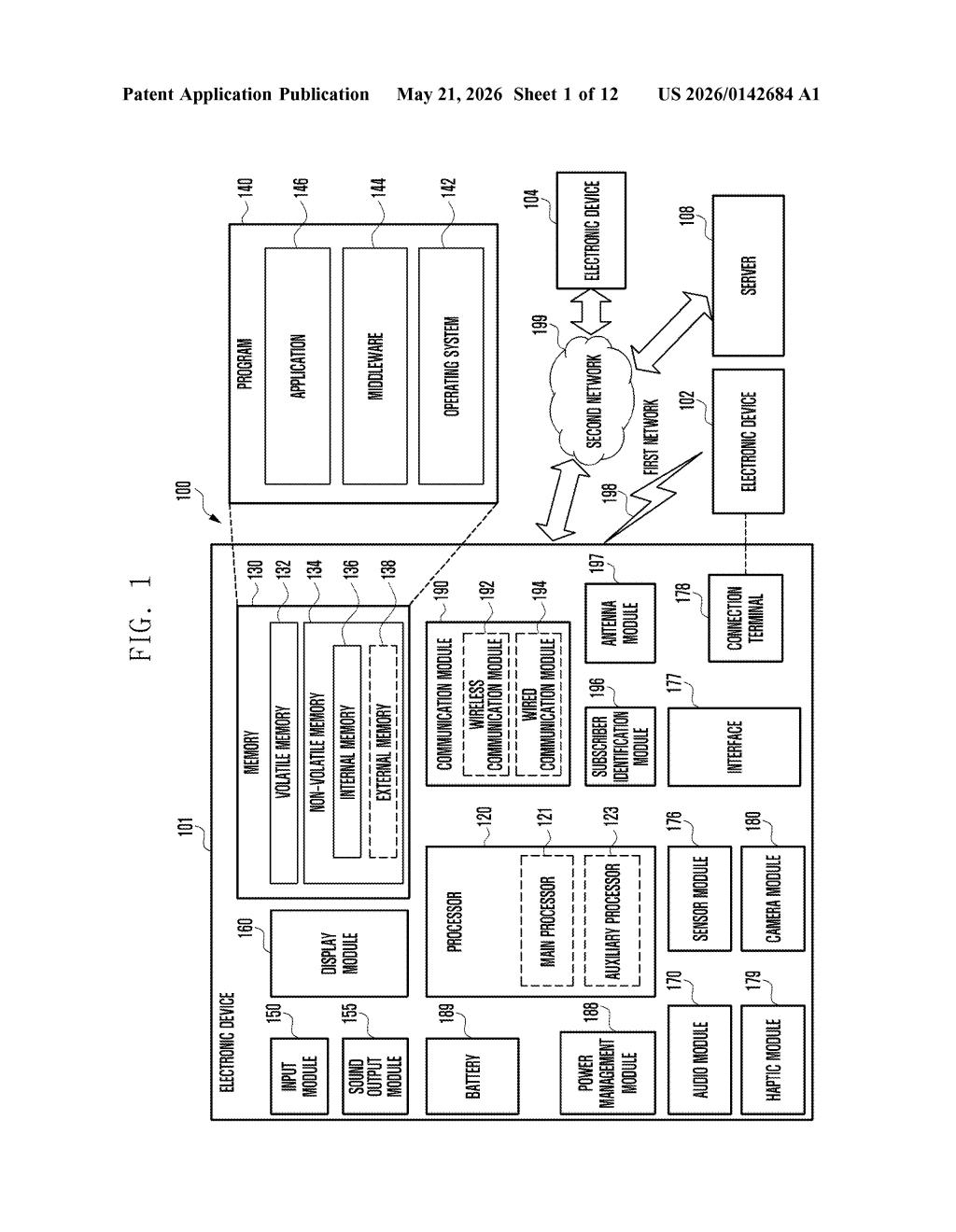 Samsung Patent: Injectable Waterproofing for Phones Explained — figure from US 2026/0142684 A1