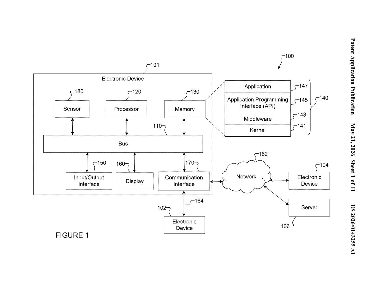 Samsung Patent: Runtime Fixed Pattern Noise Calibration — figure from US 2026/0143255 A1