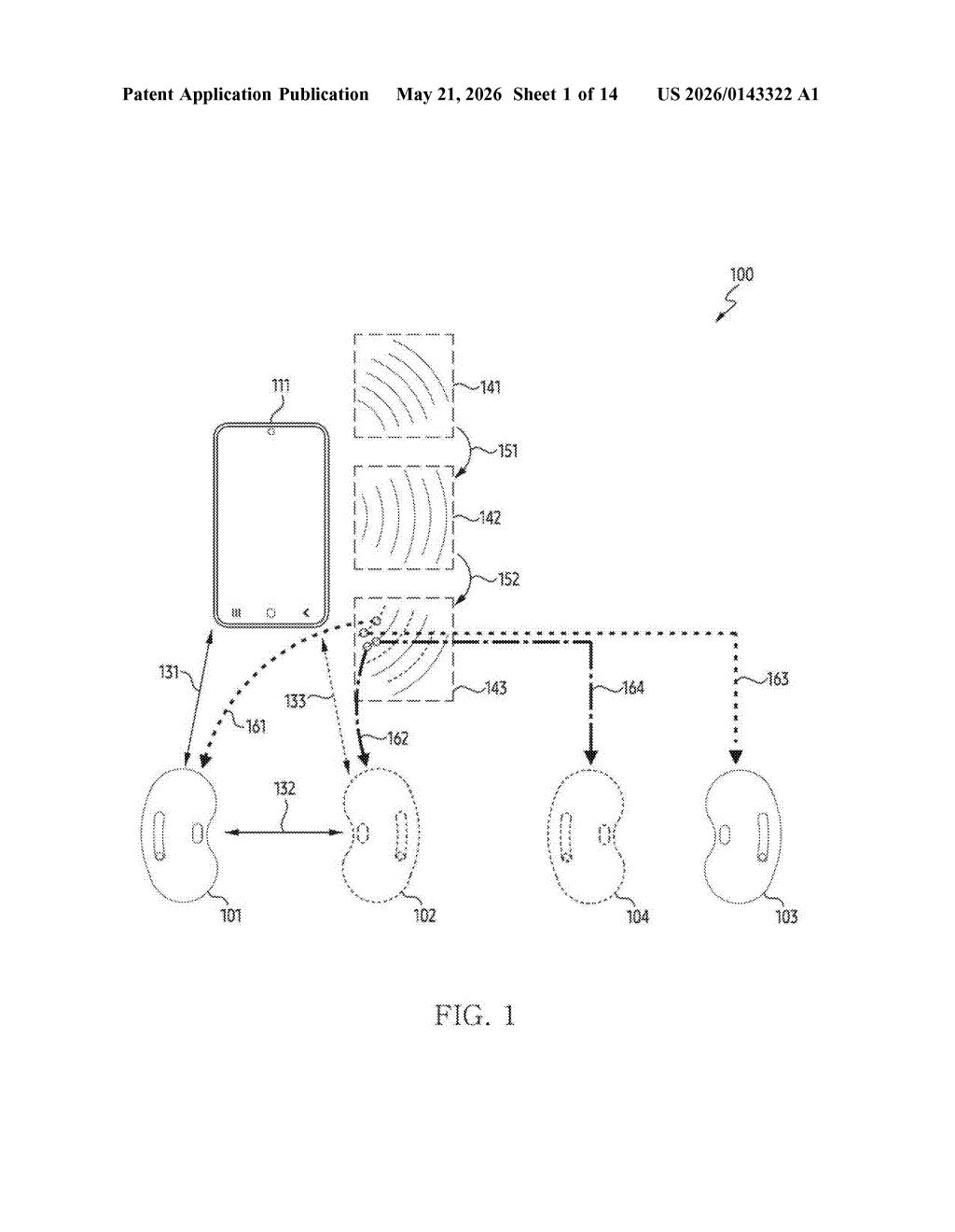 Samsung Patent: BLE Audio Broadcast Retransmission Control — figure from US 2026/0143322 A1