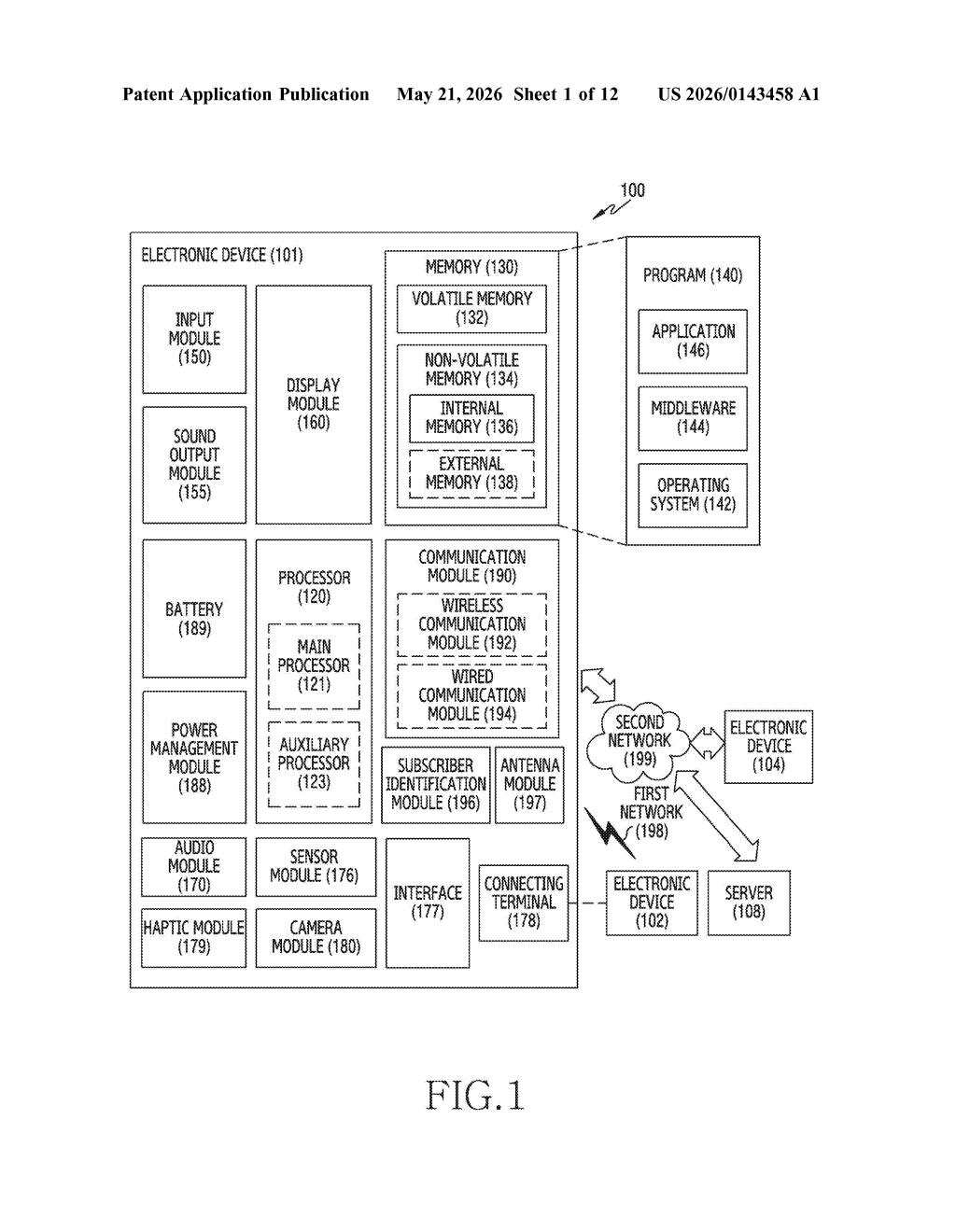 Samsung Patent: Self-Checking UWB Device Positioning — figure from US 2026/0143458 A1