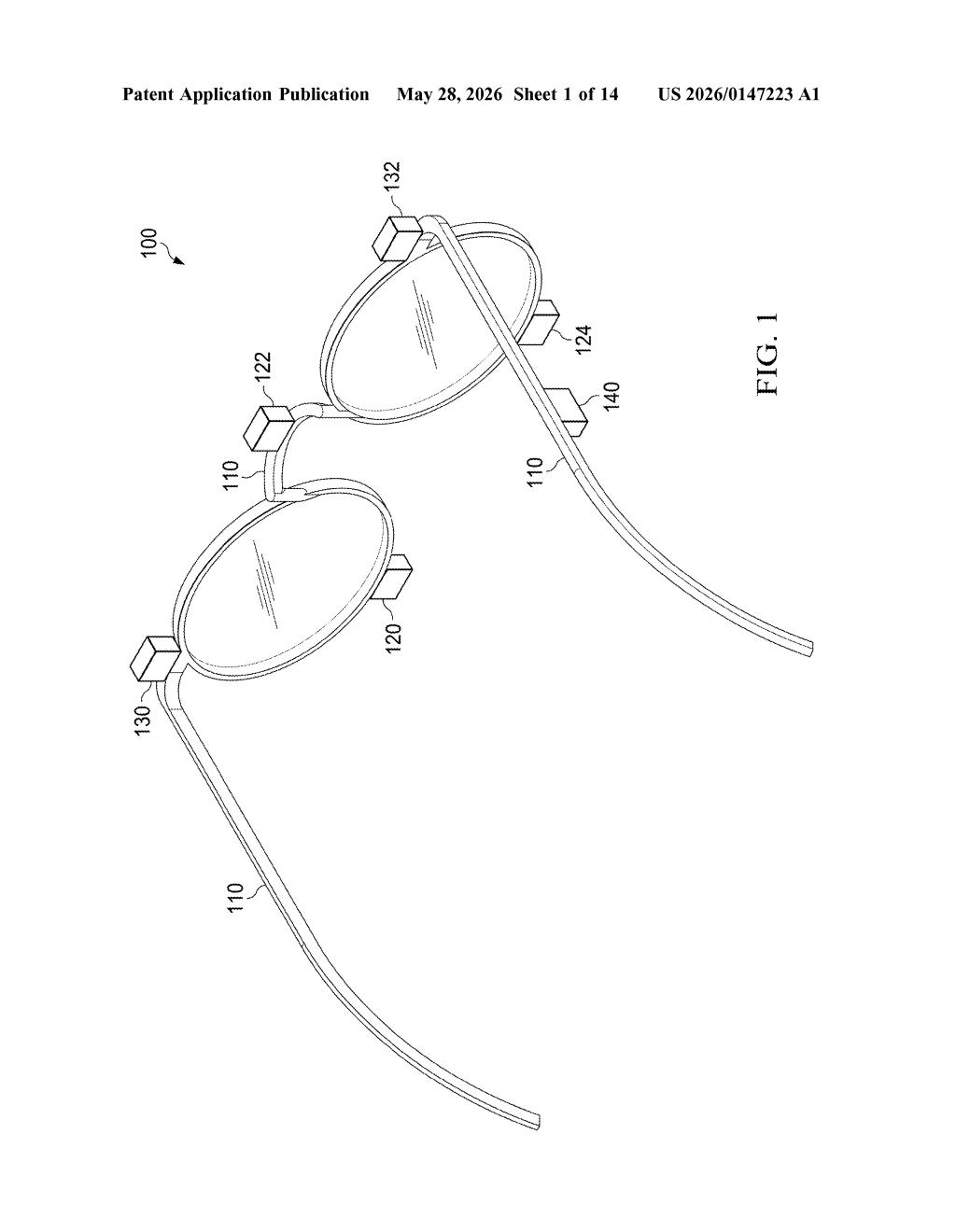 Google Patent: Pre-Assembly AR Display Calibration System — figure from US 2026/0147223 A1