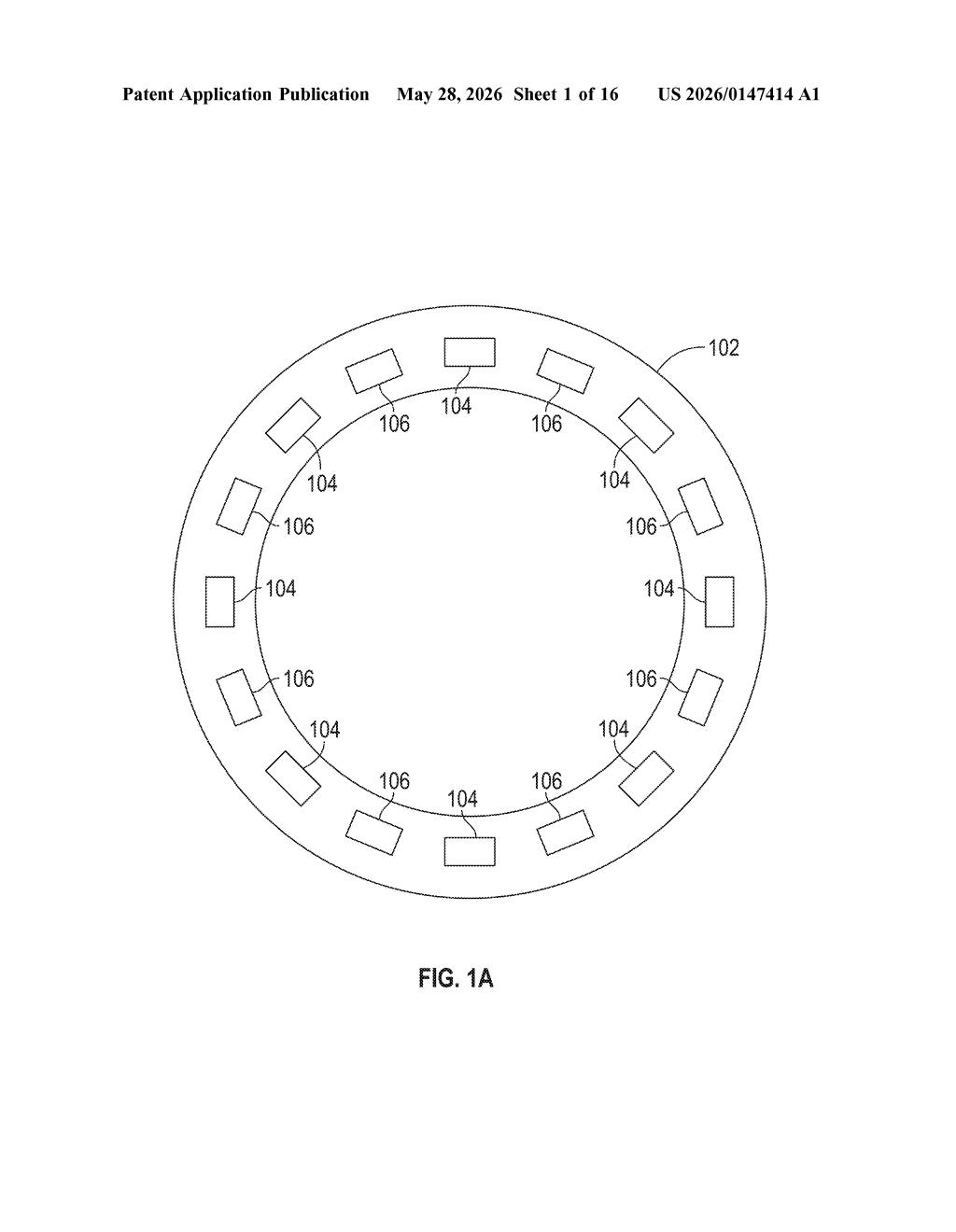 Meta Patent: Haptic Feedback for XR Wearables Explained — figure from US 2026/0147414 A1