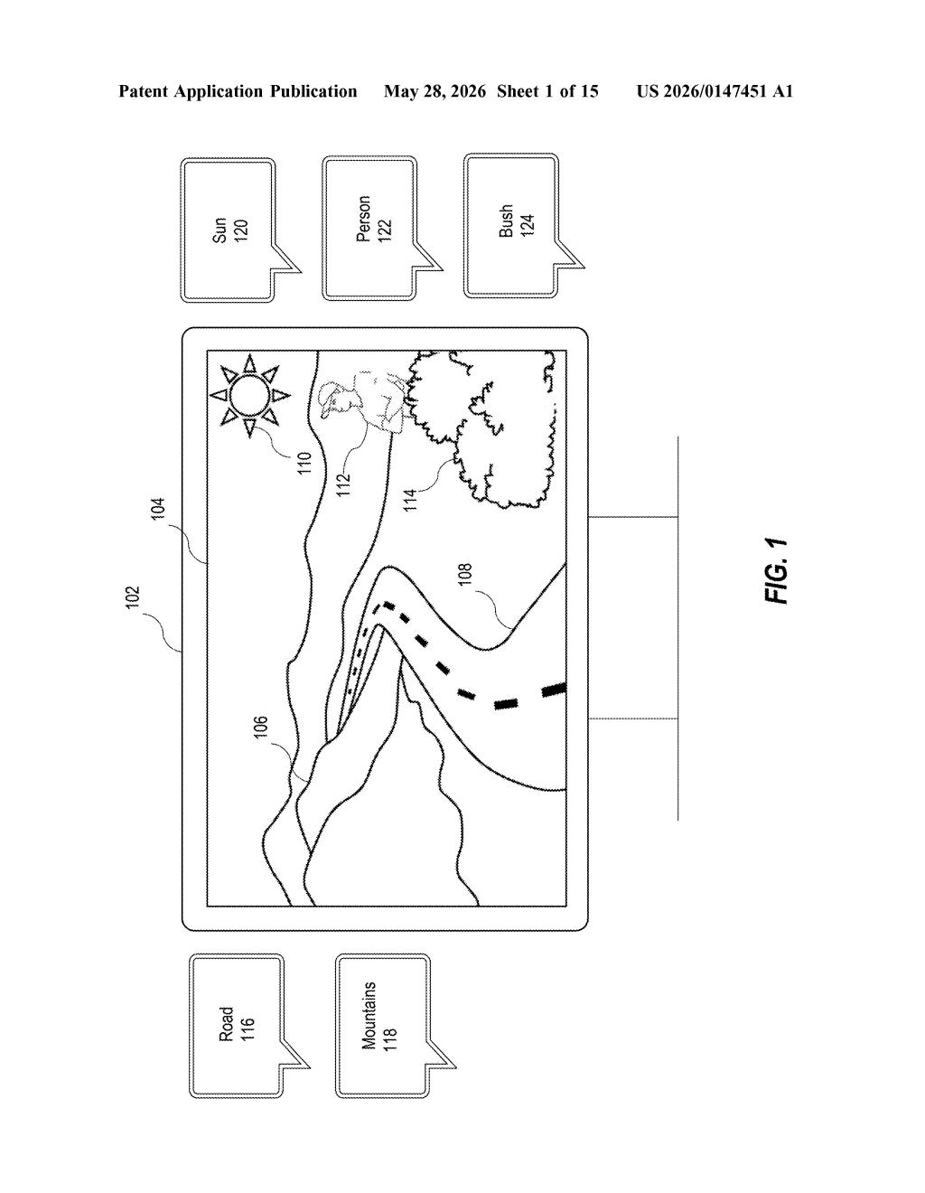 Microsoft Patent: Accessible Screen Capture for Blind Users — figure from US 2026/0147451 A1