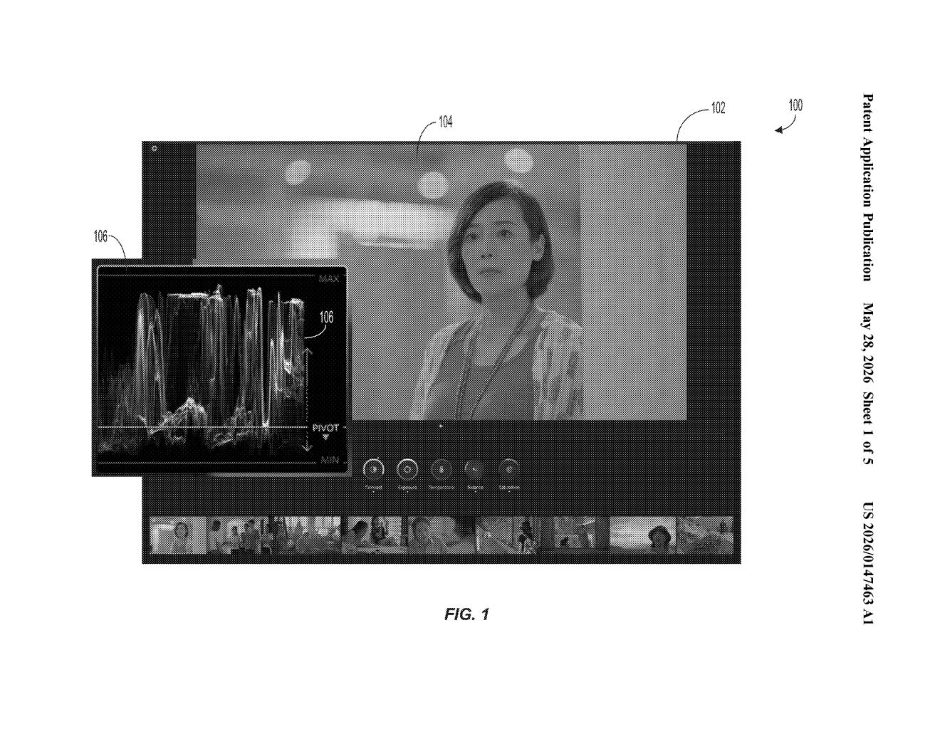 Adobe Patent: Gesture-Driven Color Control Interface — figure from US 2026/0147463 A1