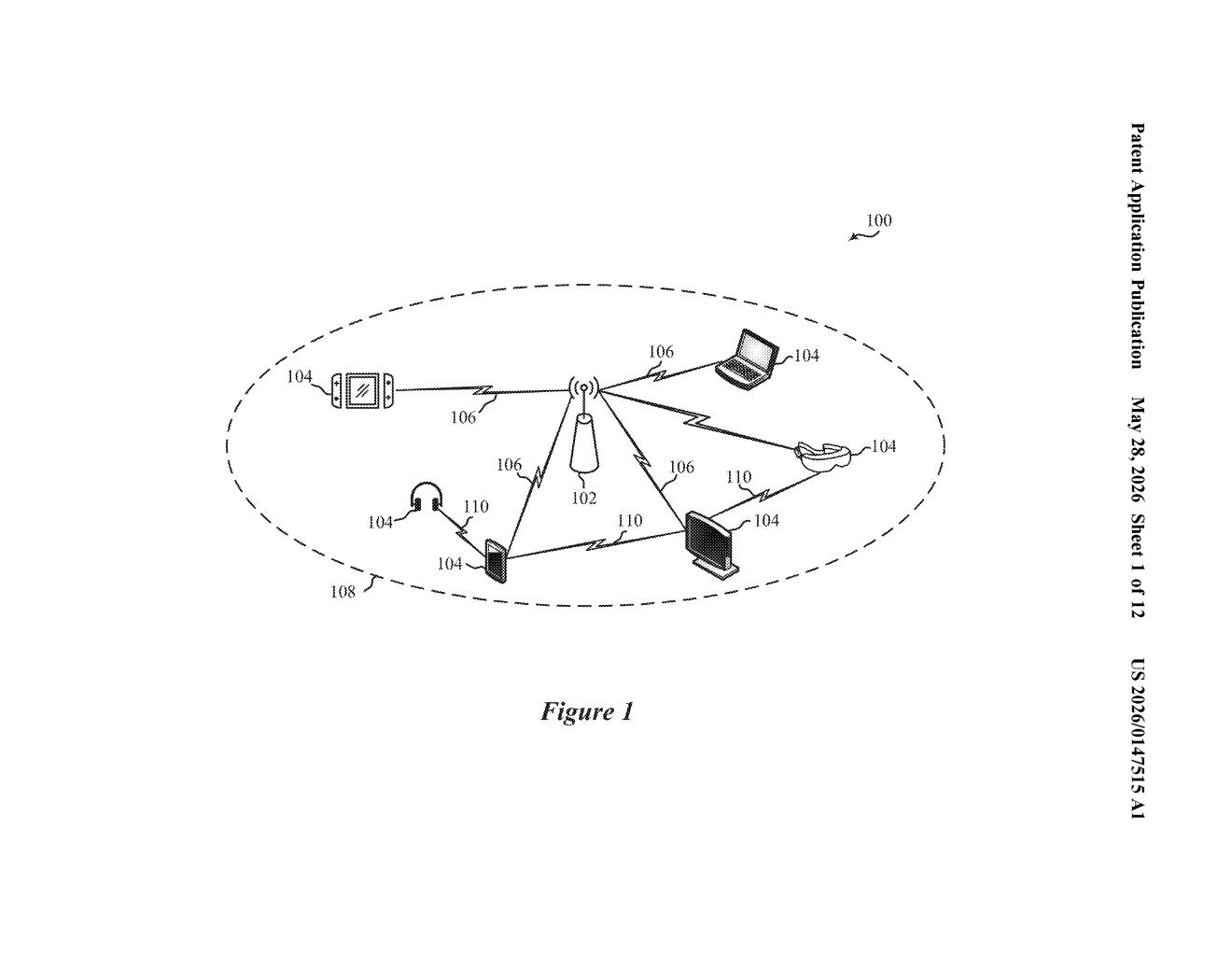 Qualcomm Patent: Screen Time Impact Monitoring System — figure from US 2026/0147515 A1