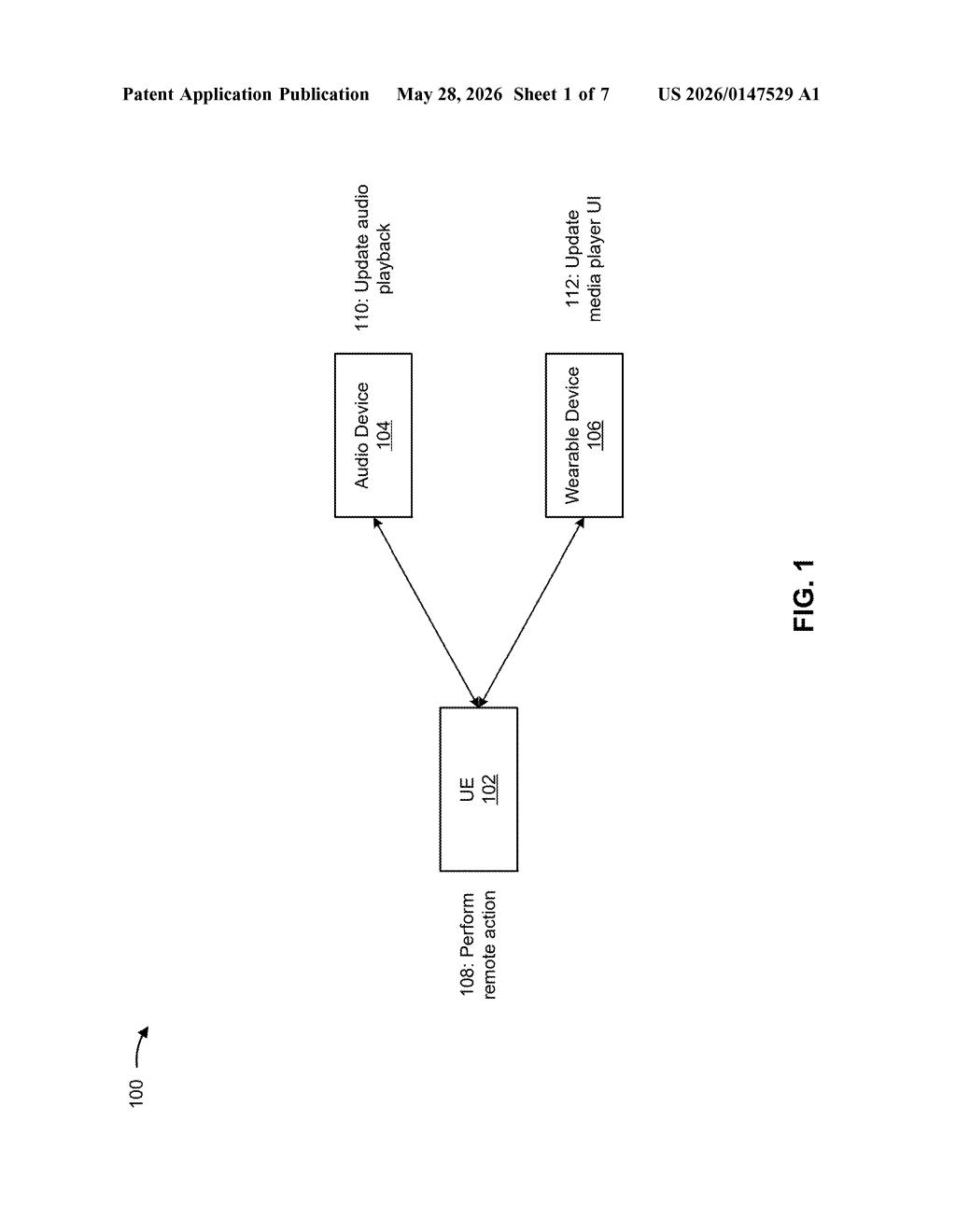 Qualcomm Patent: Audio Playback Across Multiple Devices — figure from US 2026/0147529 A1