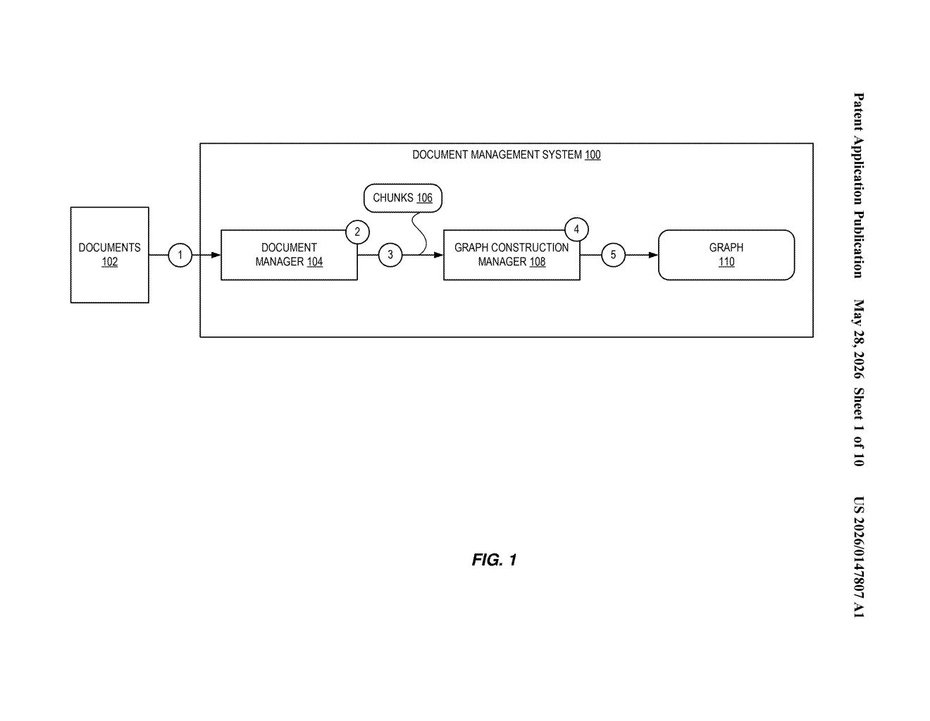 Adobe Patent: Graph-Based Context Retrieval for LLMs — figure from US 2026/0147807 A1