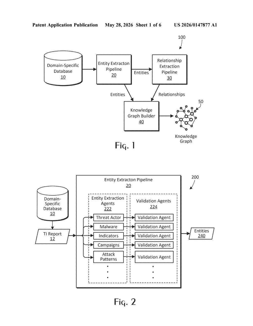 Microsoft Patent: AI Knowledge Graph for Cybersecurity RAG — figure from US 2026/0147877 A1