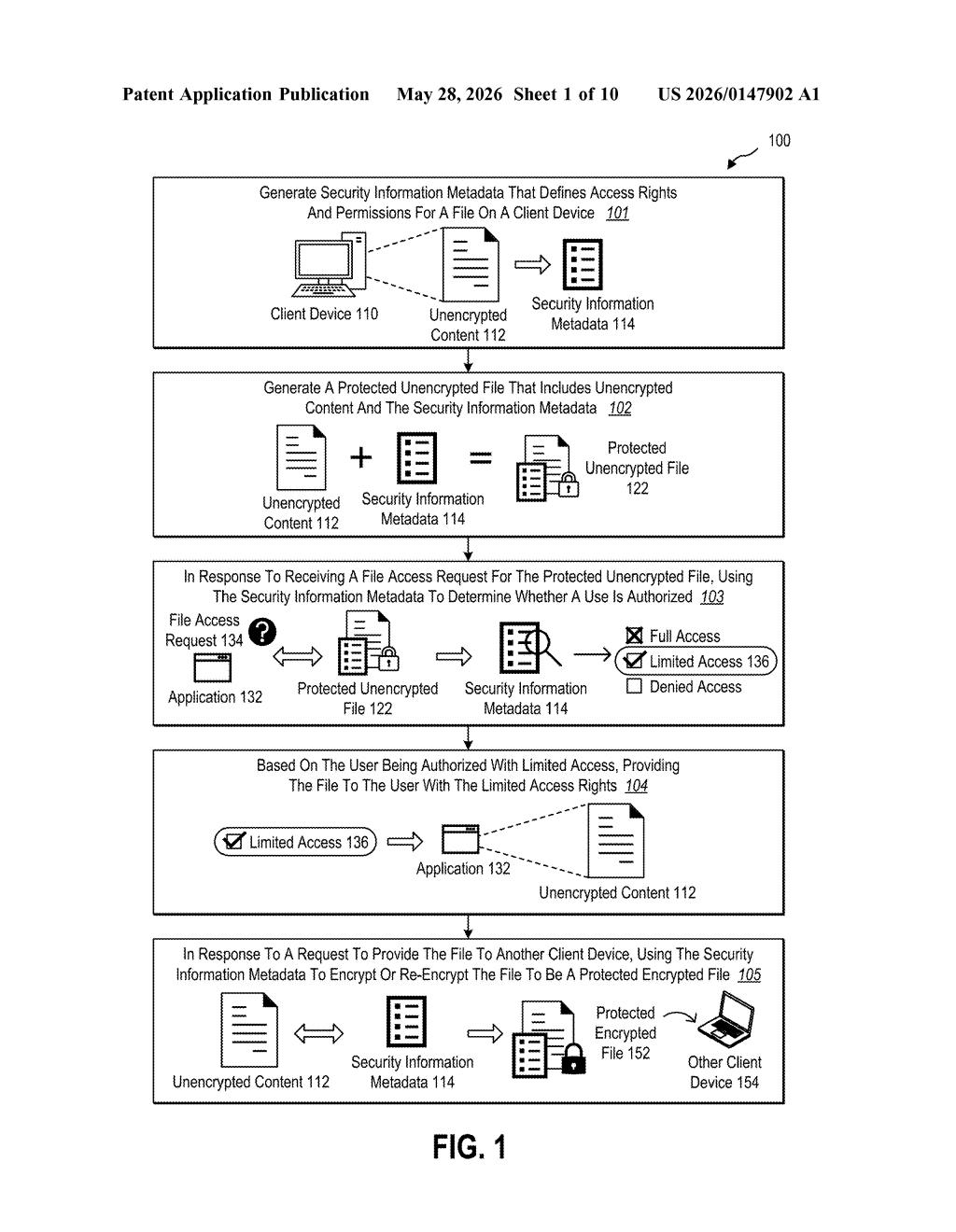Microsoft Patent: System-Wide File Protection Across Devices — figure from US 2026/0147902 A1