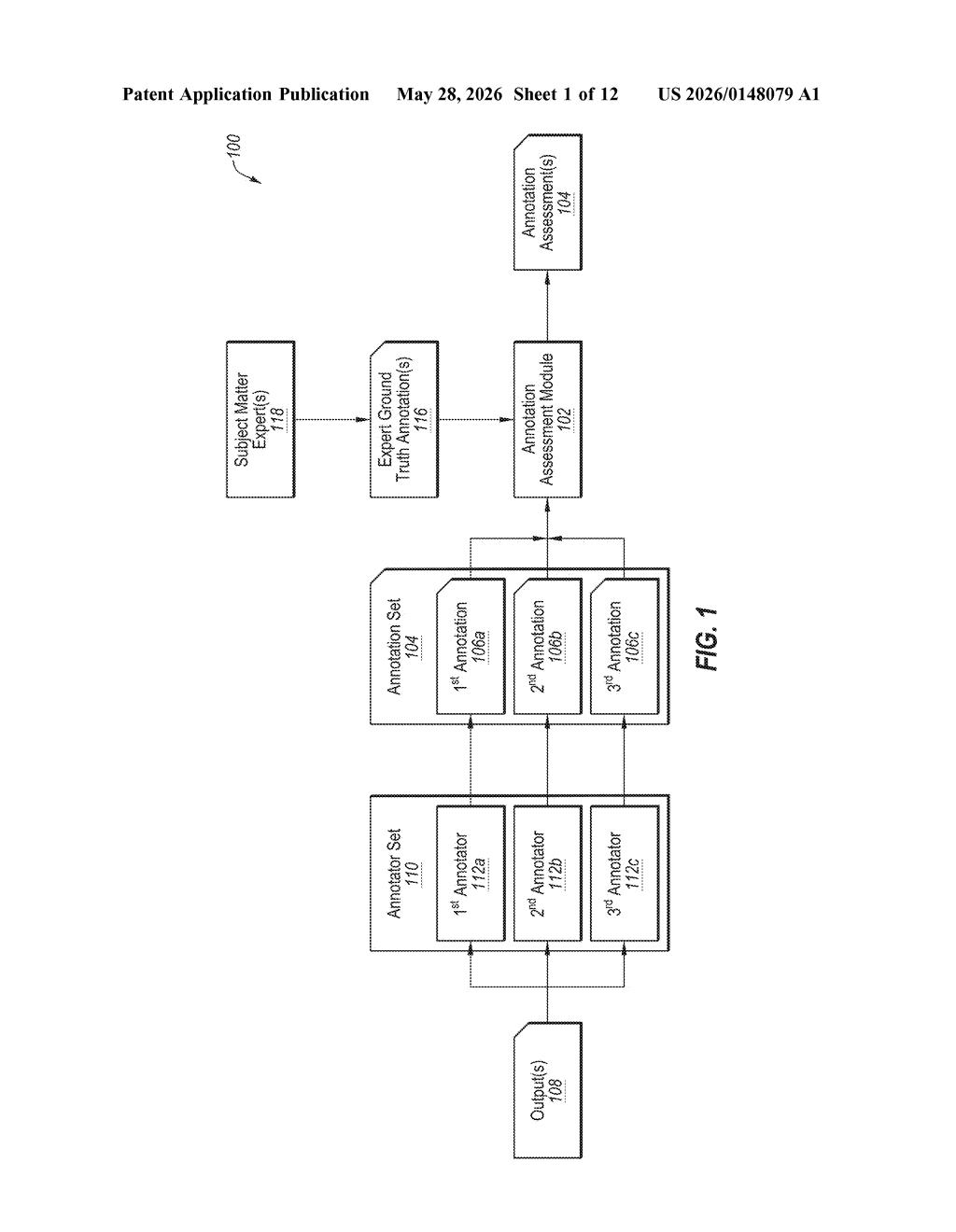 Nvidia Patent: Grading the AI Graders of LLM Outputs — figure from US 2026/0148079 A1