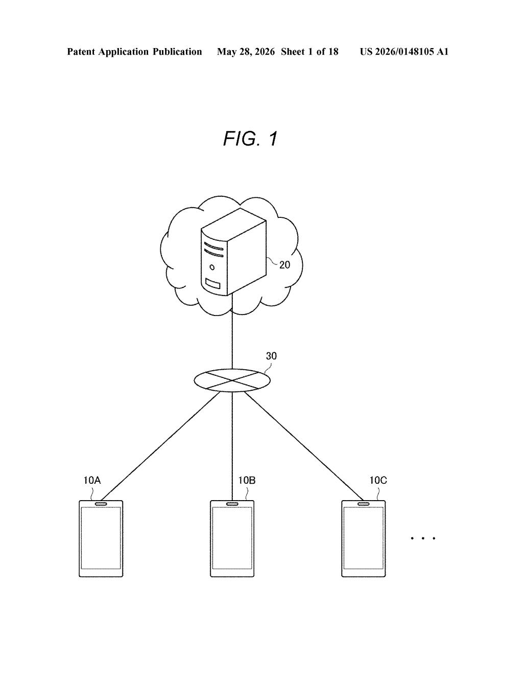 Sony Patent: Privacy-Safe Federated Learning System — figure from US 2026/0148105 A1