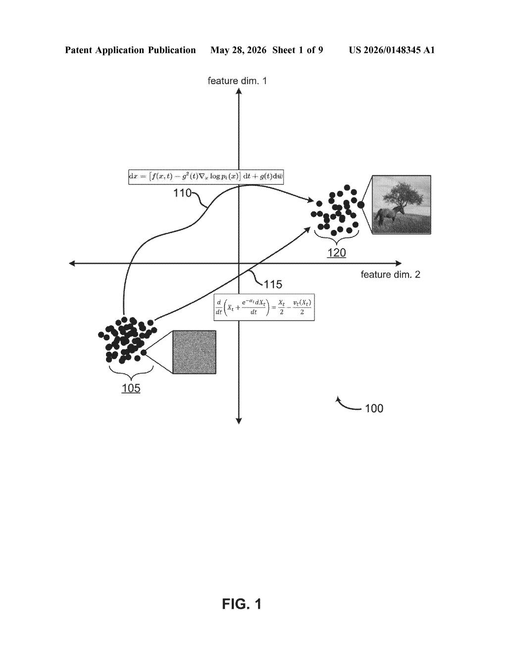 Adobe Patent: Faster Diffusion Model Image Generation — figure from US 2026/0148345 A1