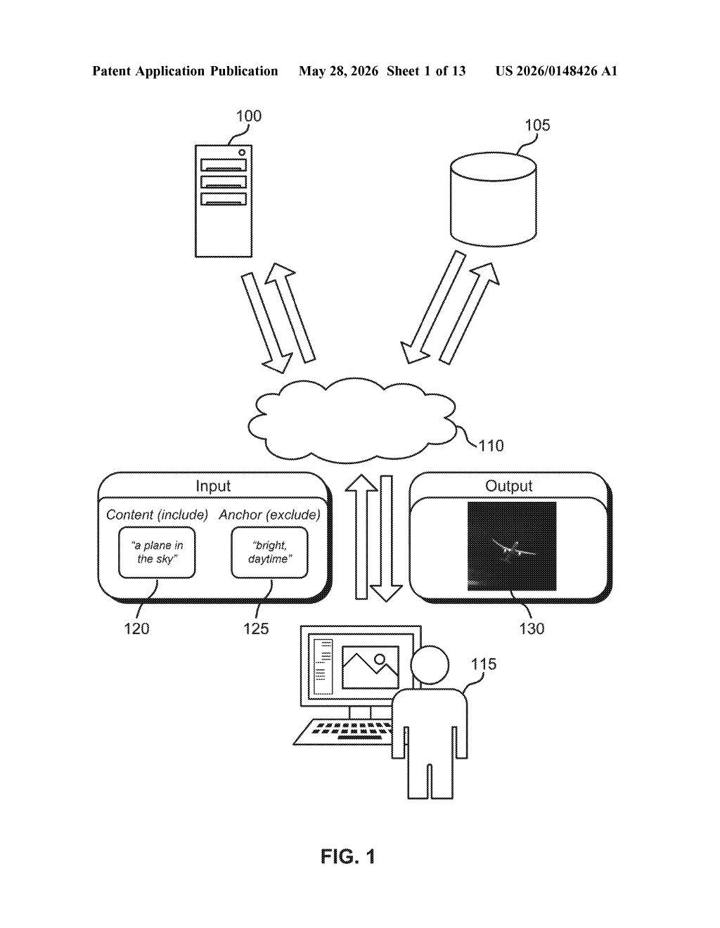 Adobe Patent: Negative Prompting via Attention Composition — figure from US 2026/0148426 A1