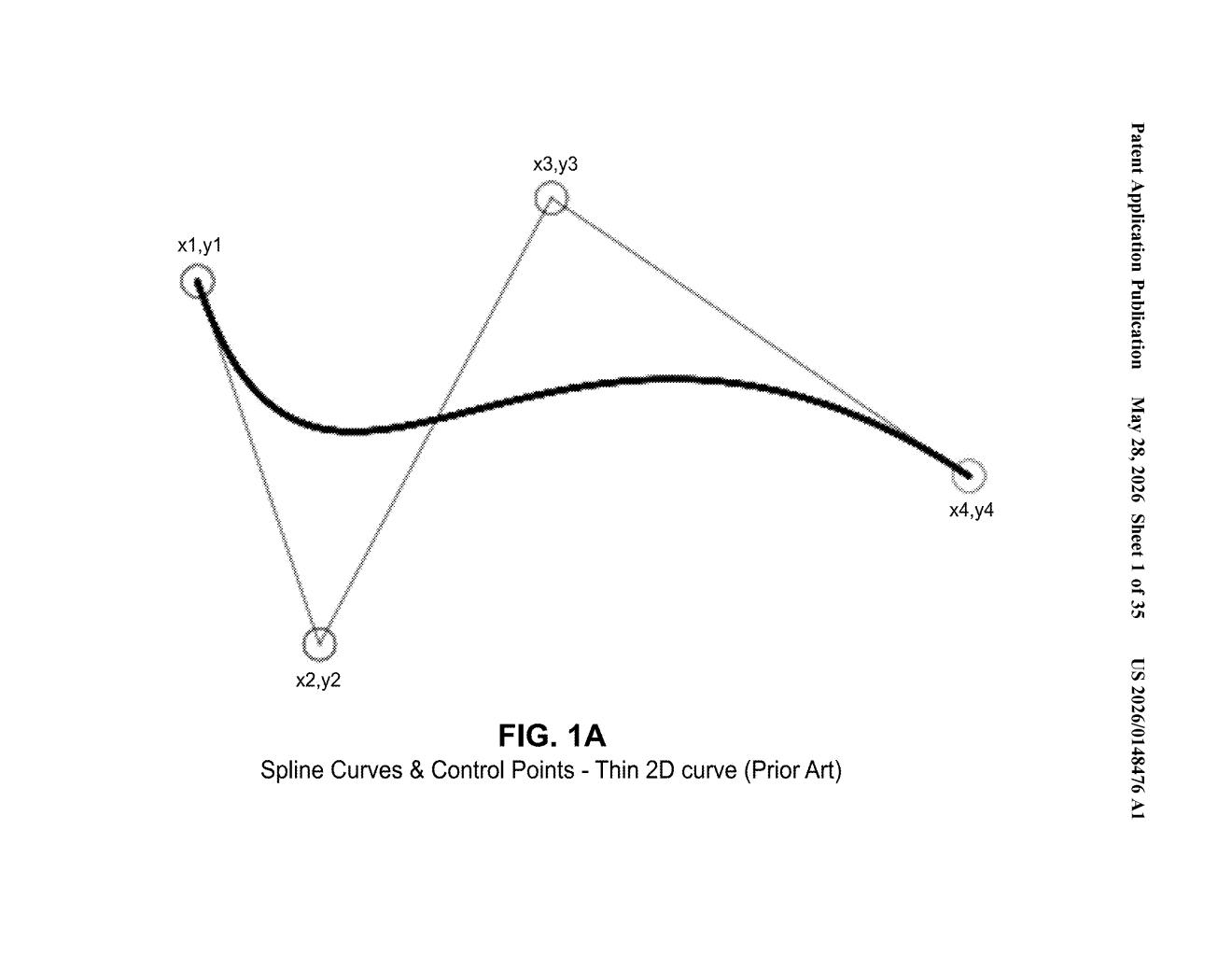 Nvidia Patent: Hardware Ray Tracing for Curve Geometry — figure from US 2026/0148476 A1