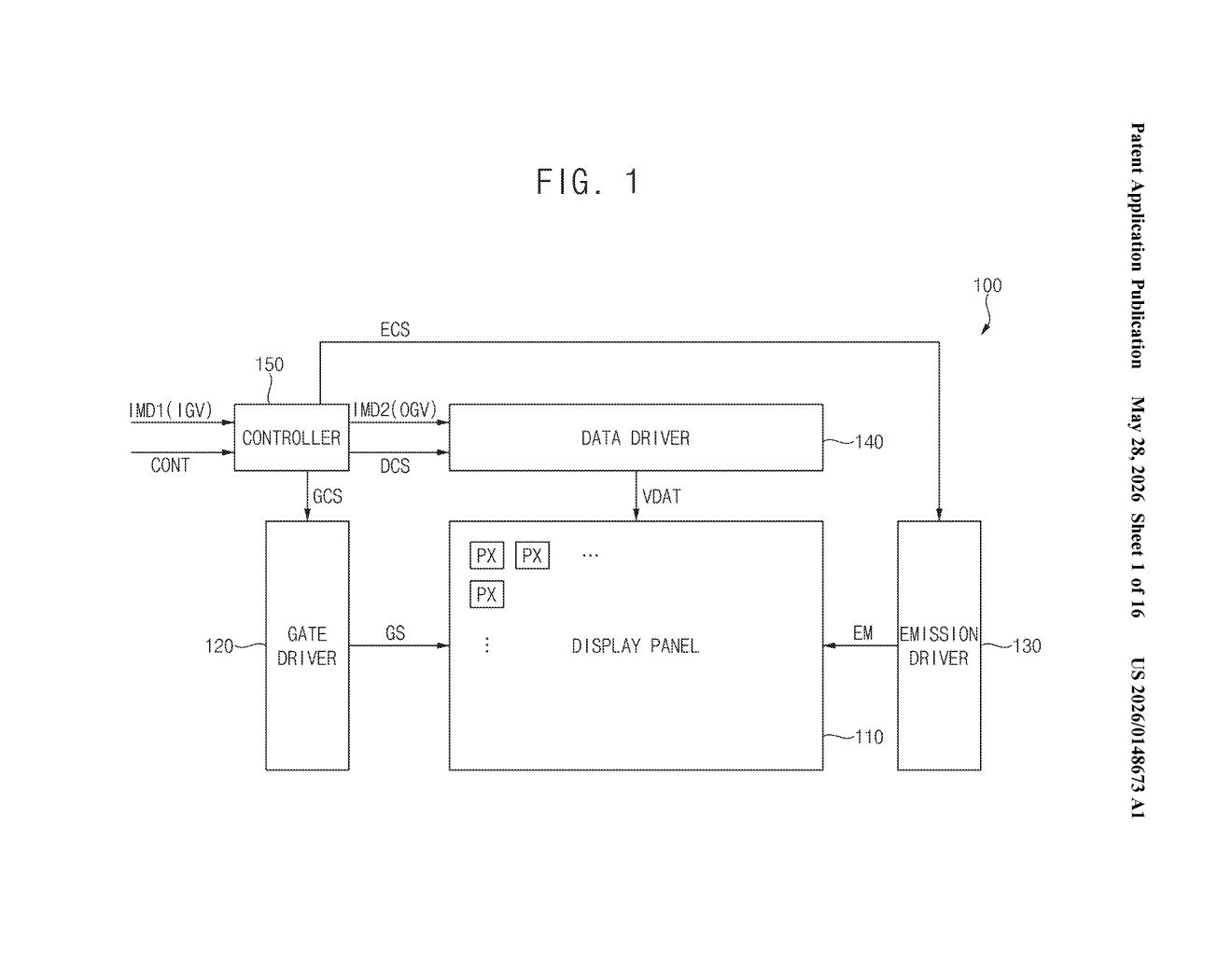 Samsung Patent: Dual Viewing-Angle Display Blending — figure from US 2026/0148673 A1