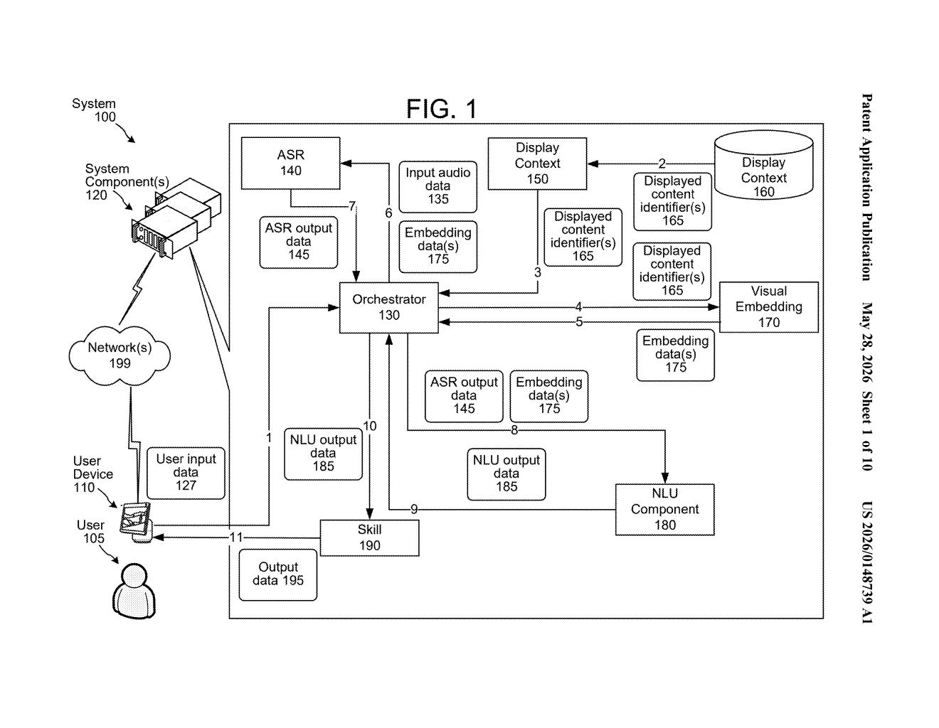Amazon Patent: Voice Commands That Understand What's on Screen — figure from US 2026/0148739 A1