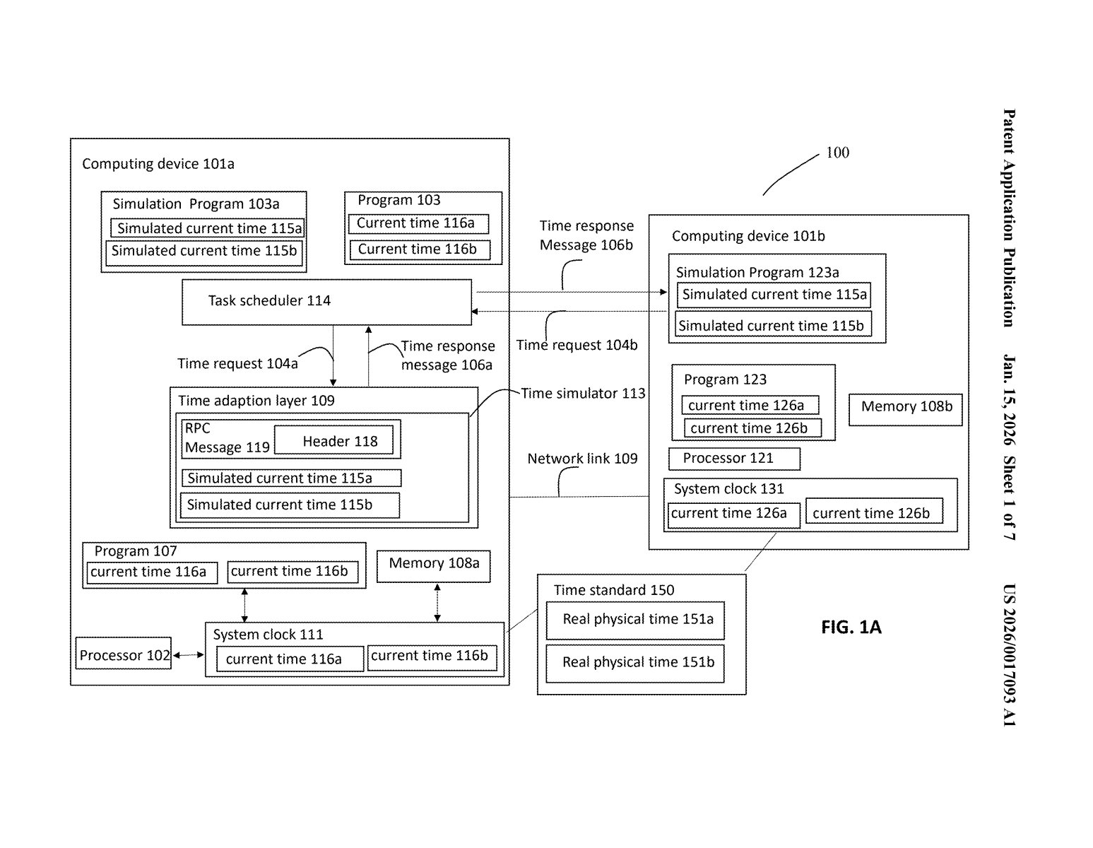 Apple Patent: Showing Different Apps Different Times — figure from US 2026/0017093 A1