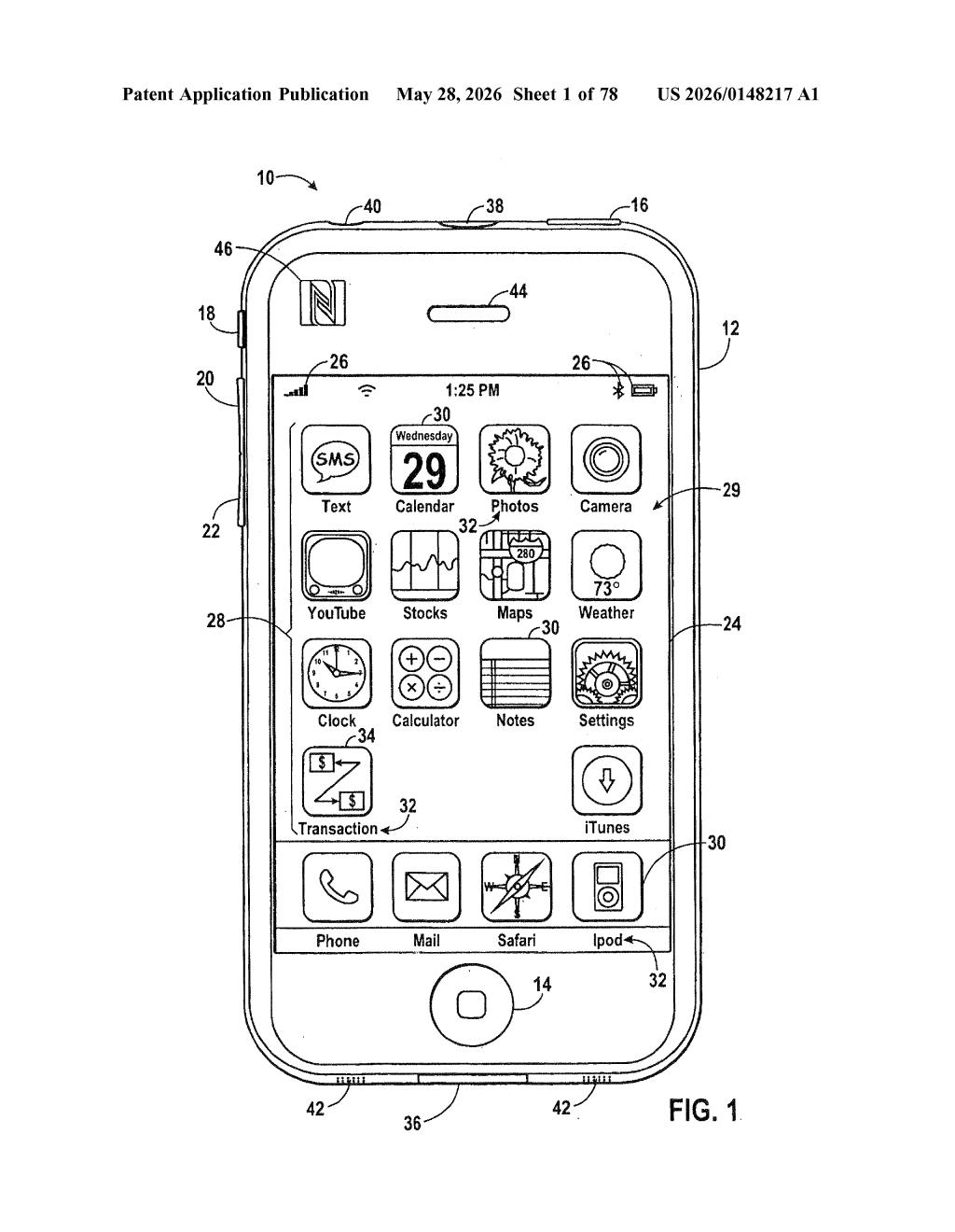 Apple Patent: Group Peer-to-Peer Financial Transactions — figure from US 2026/0148217 A1