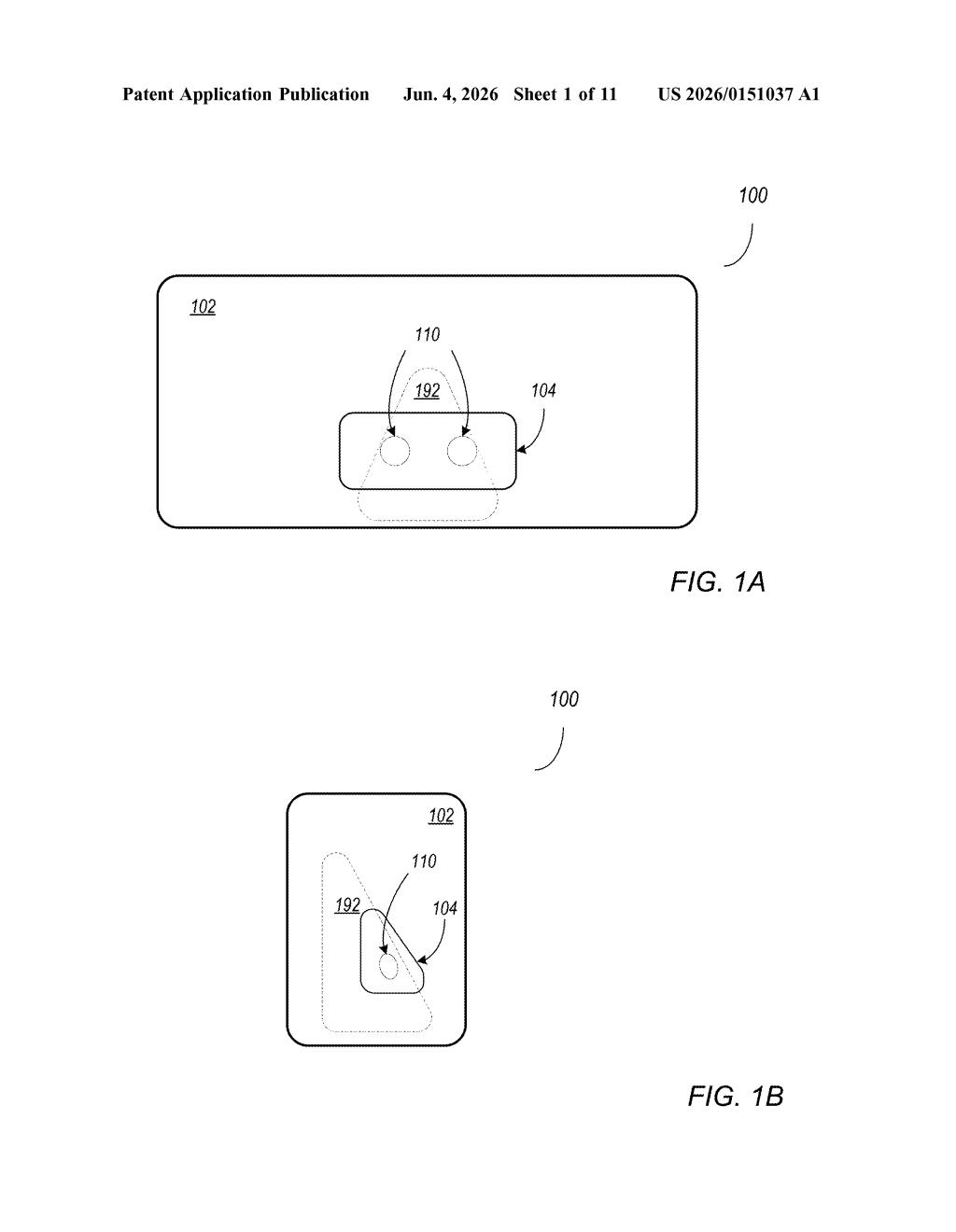 Apple Patent: Temperature Detection in AR/VR Headsets — figure from US 2026/0151037 A1
