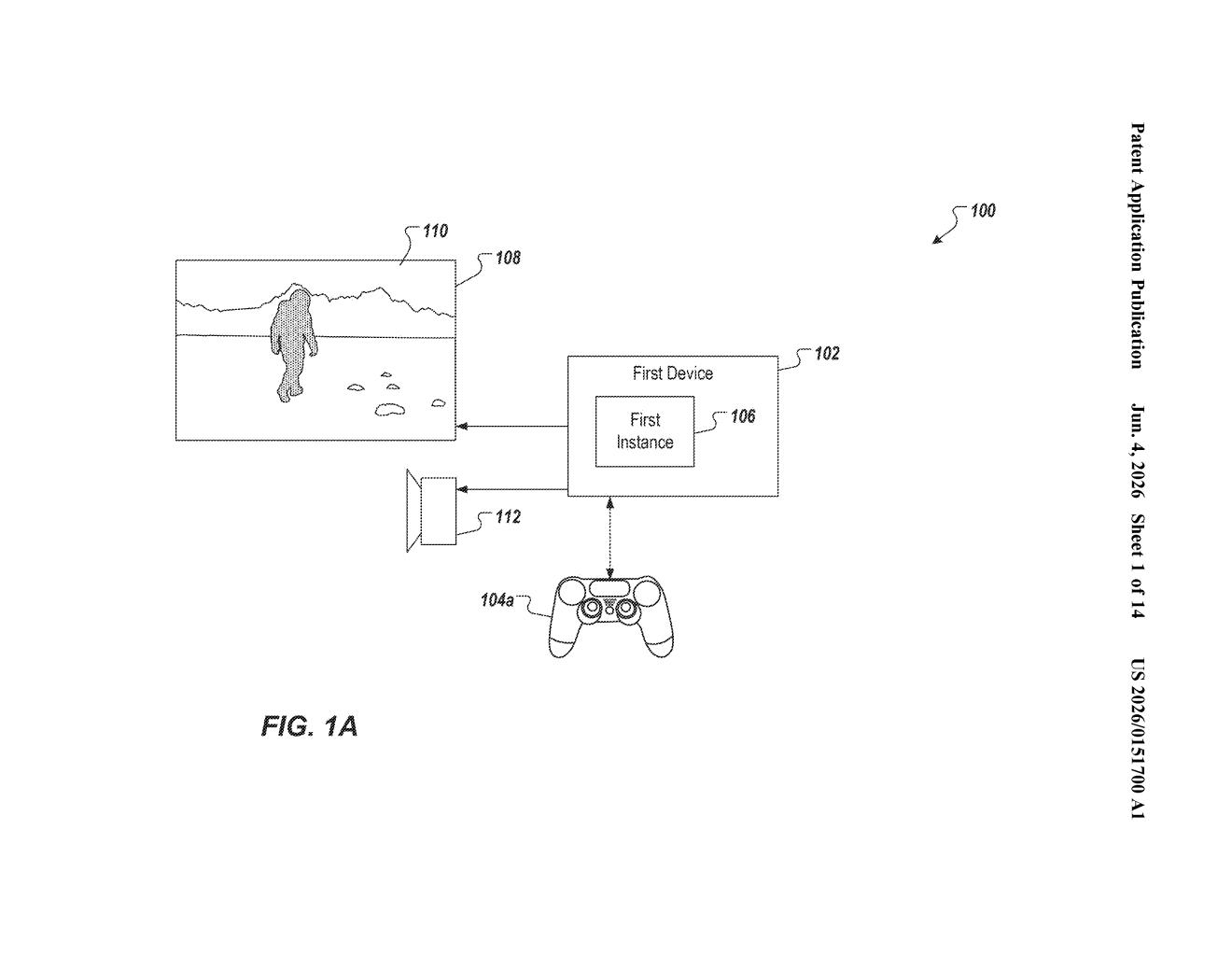Sony Patent: Resource-Efficient Multi-User Game Streaming — figure from US 2026/0151700 A1