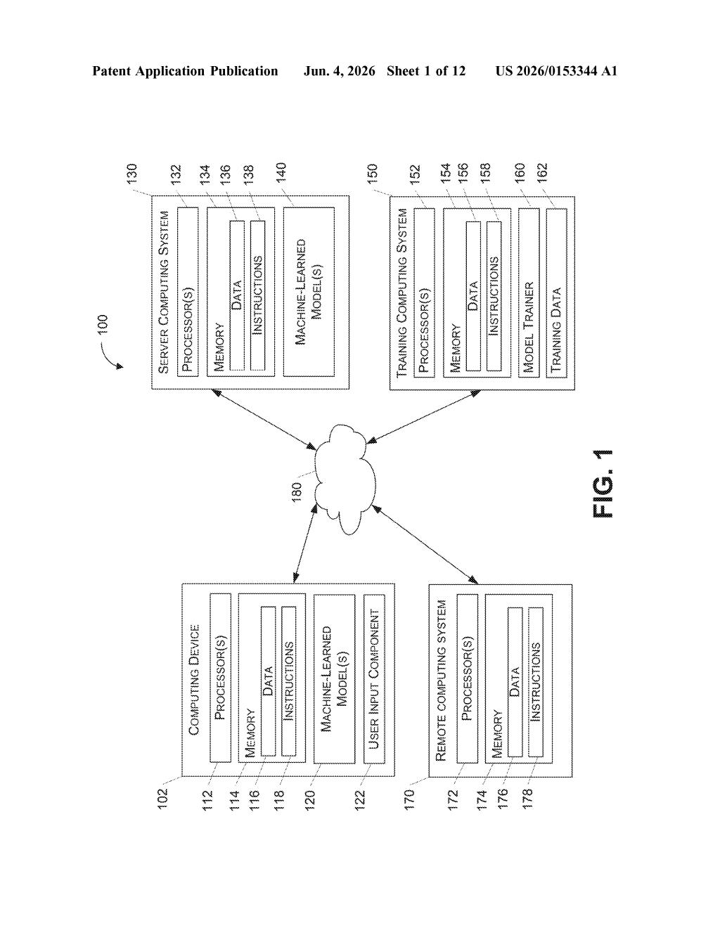 Google Patent: AI Pick-Up Spot Finder for Rideshares — figure from US 2026/0153344 A1