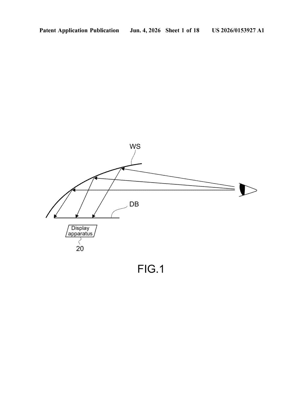 Sony Patent: Tile-Based HUD Dimming for Car Windshields — figure from US 2026/0153927 A1