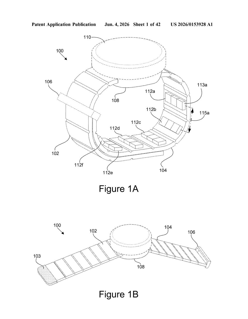 Meta Patent: EMG Wristband with Magnetic Clasp Explained — figure from US 2026/0153928 A1