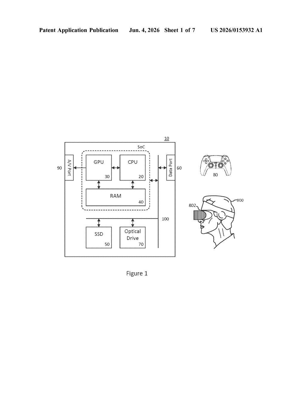 Sony Patent: Personalized Haptics Using Your Body's Vibrations — figure from US 2026/0153932 A1