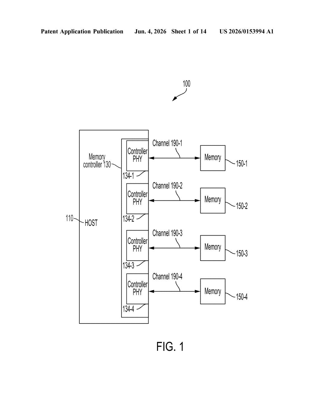 Qualcomm Patent: Metadata Registers for Memory Devices — figure from US 2026/0153994 A1