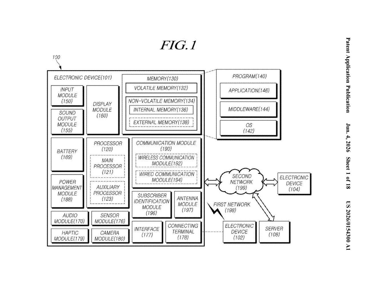 Samsung Patent: On-Device Multi-Agent AI Task System — figure from US 2026/0154300 A1