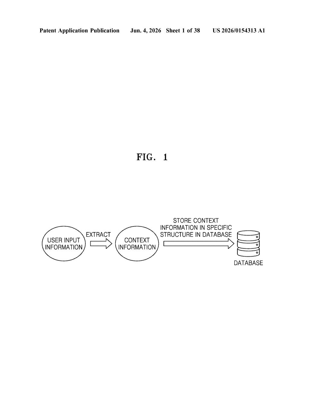 Samsung Patent: Dynamic Database for Personalized AI Services — figure from US 2026/0154313 A1