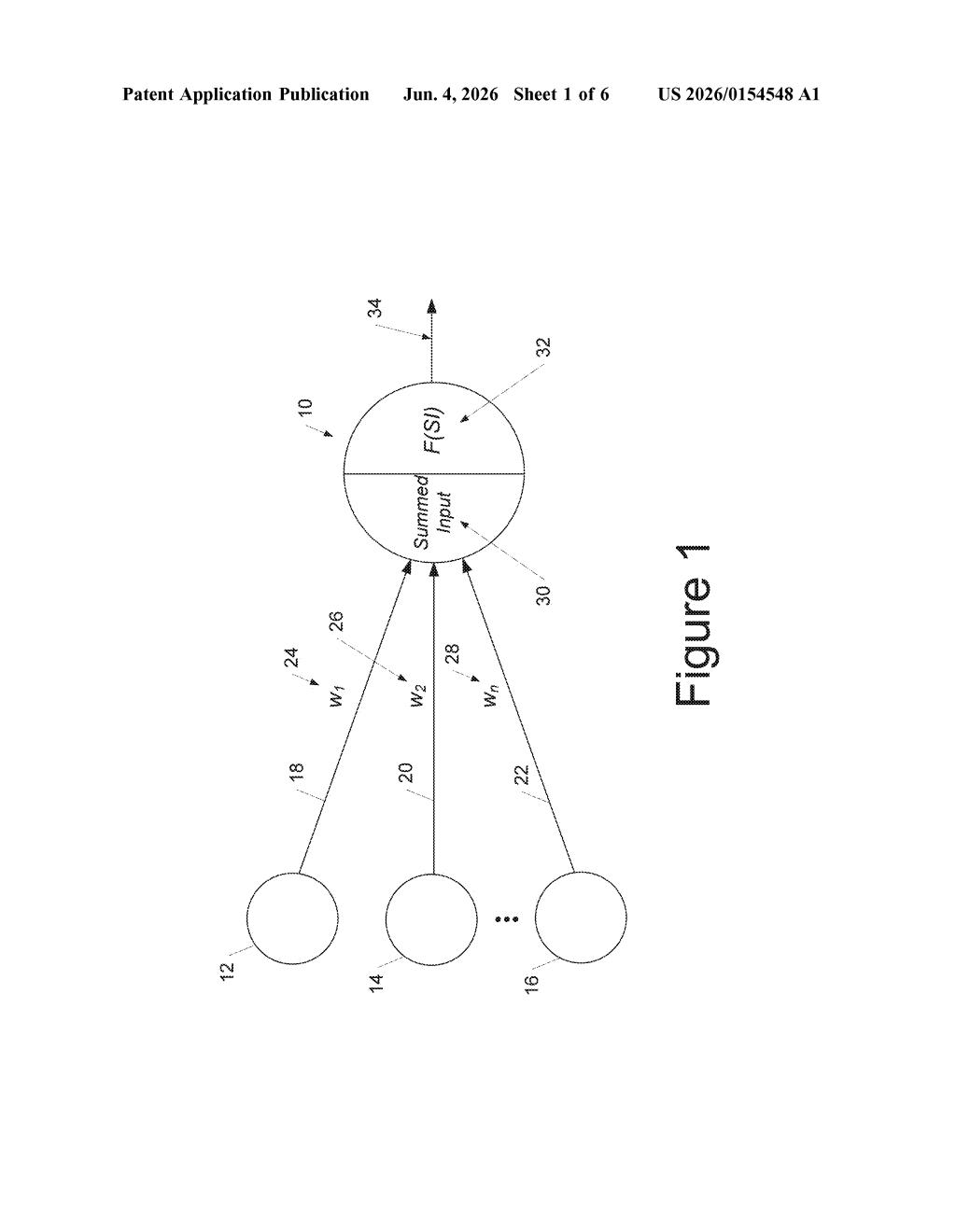 Google Patent: Smoother ReLU Activation Functions for Neural Nets — figure from US 2026/0154548 A1