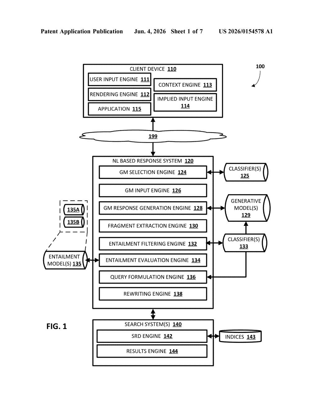 Google Patent: Real-Time AI Hallucination Detection & Fix — figure from US 2026/0154578 A1