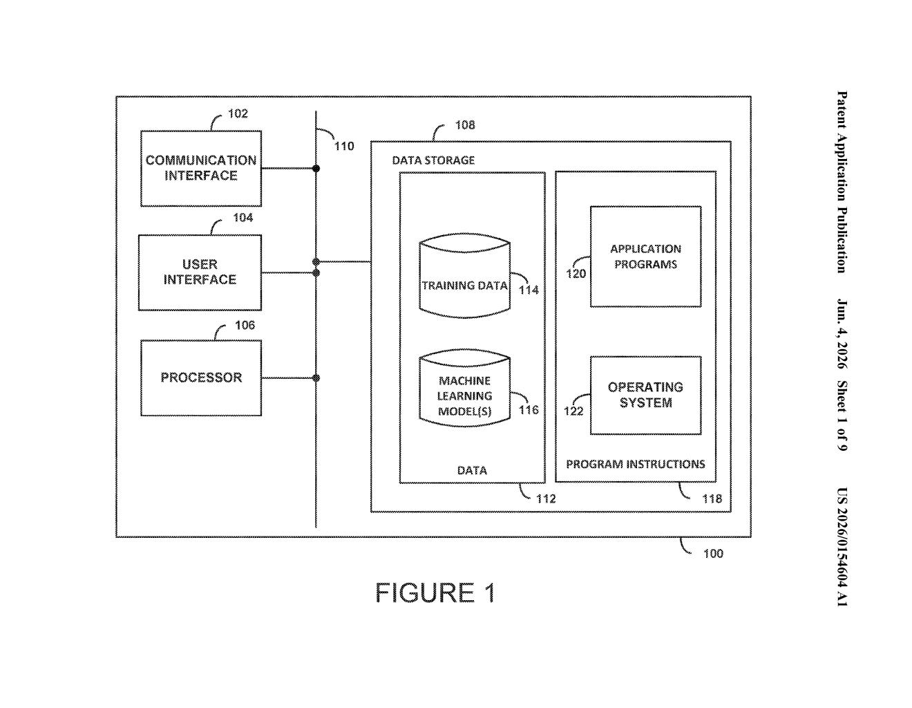 Google Patent: AI Model for Drug Discovery via DNA Libraries — figure from US 2026/0154604 A1