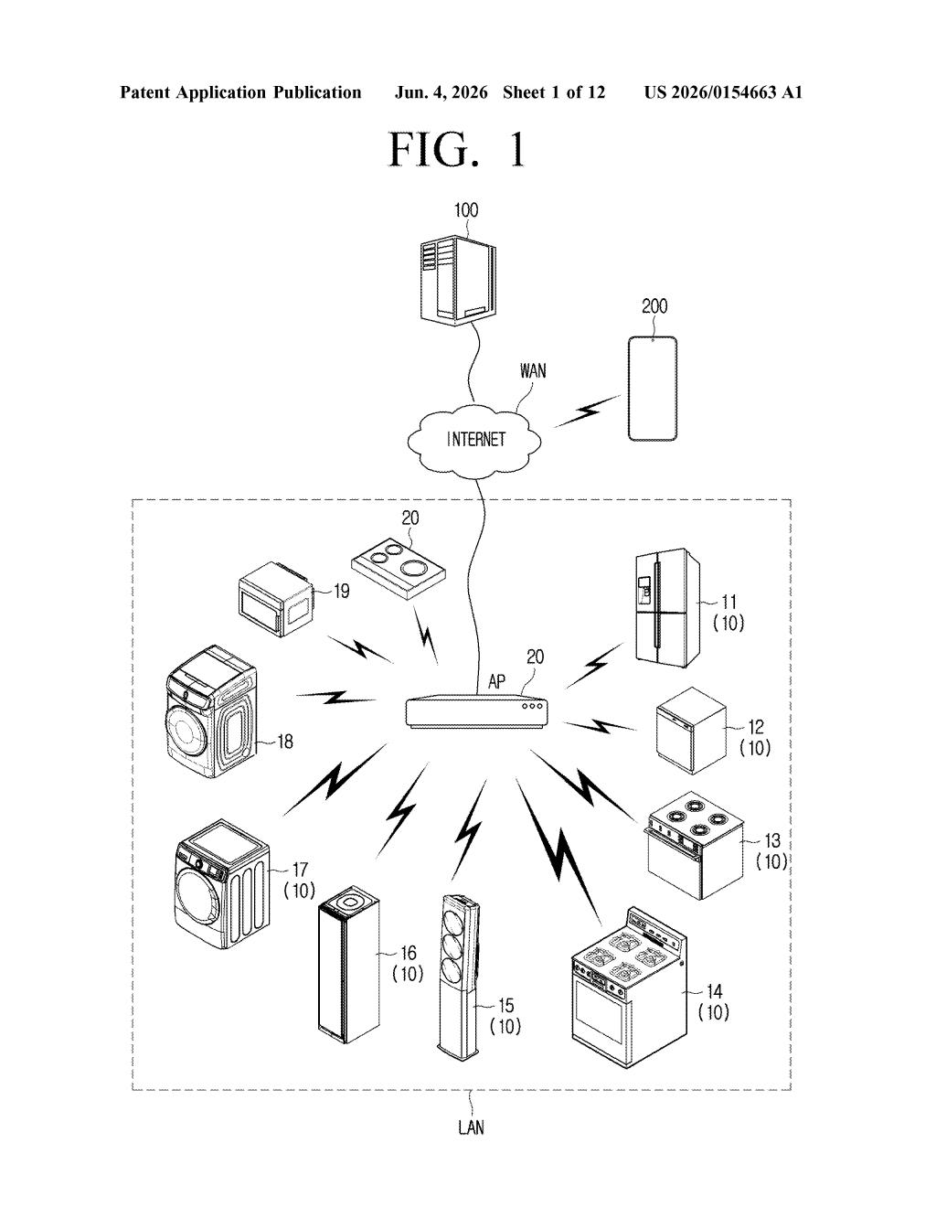 Samsung Patent: AI Assistant That Learns Your Service History — figure from US 2026/0154663 A1