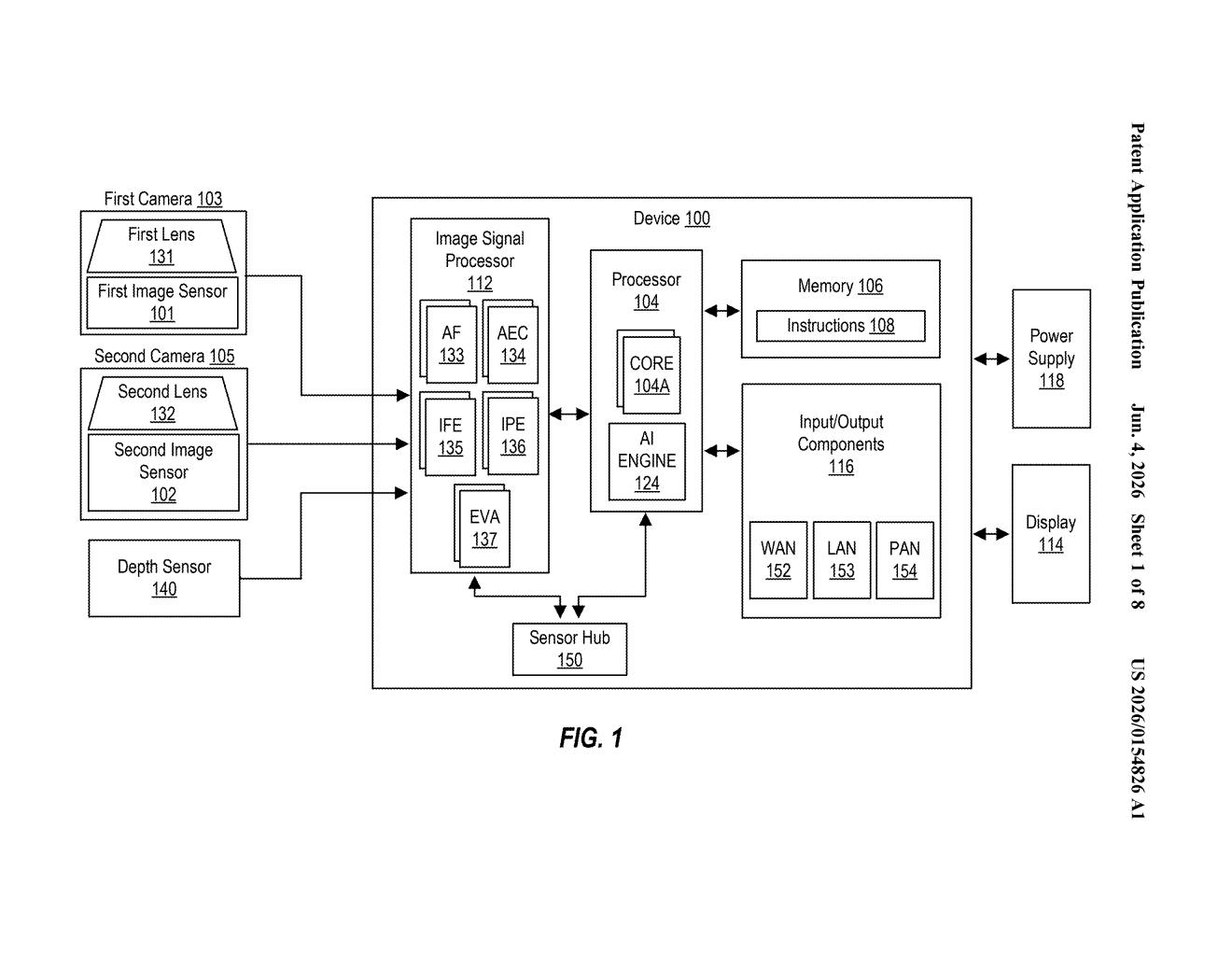 Qualcomm Patent: 3D Object Tracking from 2D Cameras Explained — figure from US 2026/0154826 A1