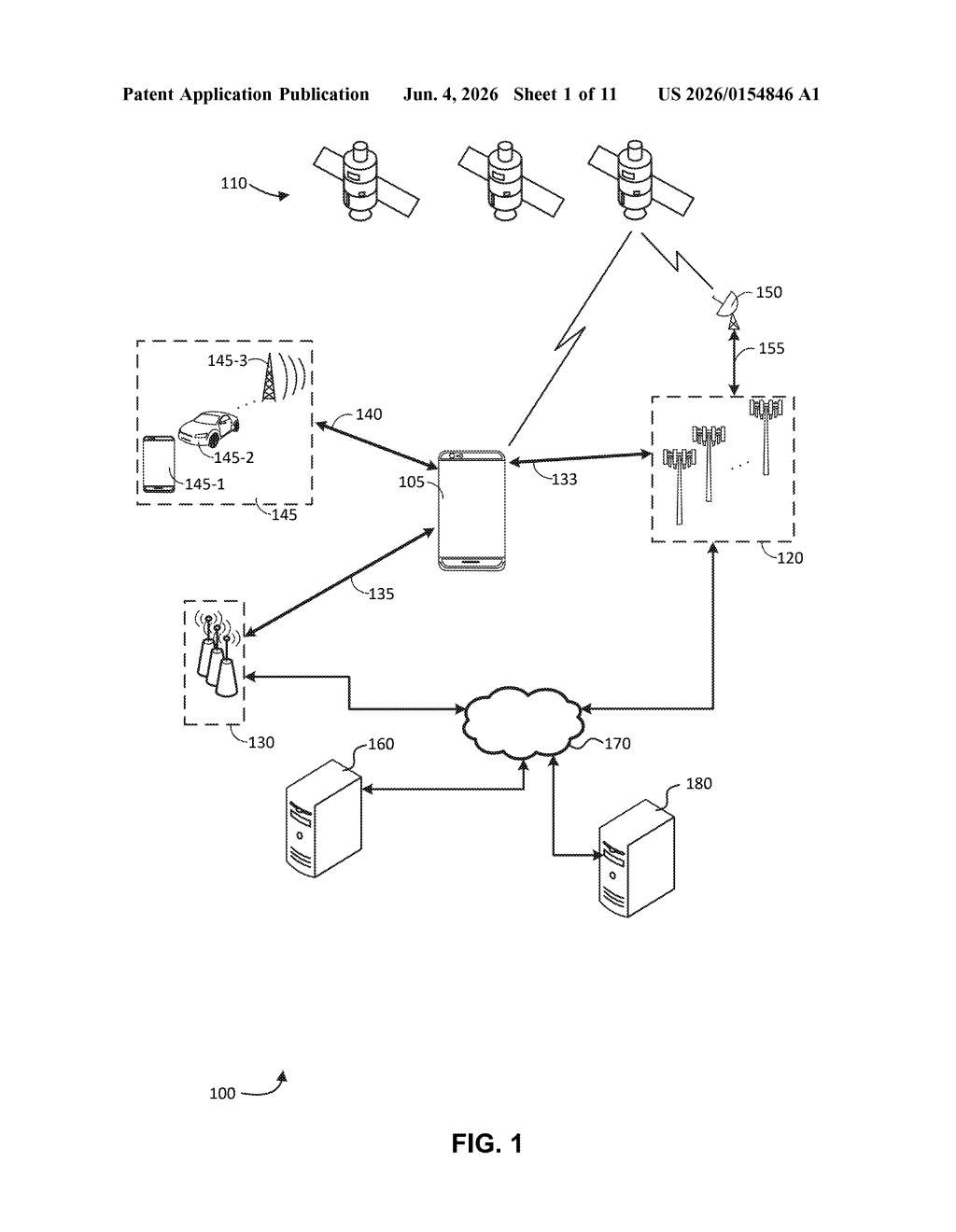 Qualcomm Patent: Sharing Camera & RF Sensor Data Across Network Nodes — figure from US 2026/0154846 A1