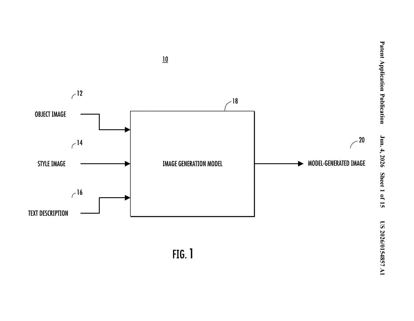Google Patent: Style-Aligned Object Image Generation — figure from US 2026/0154857 A1