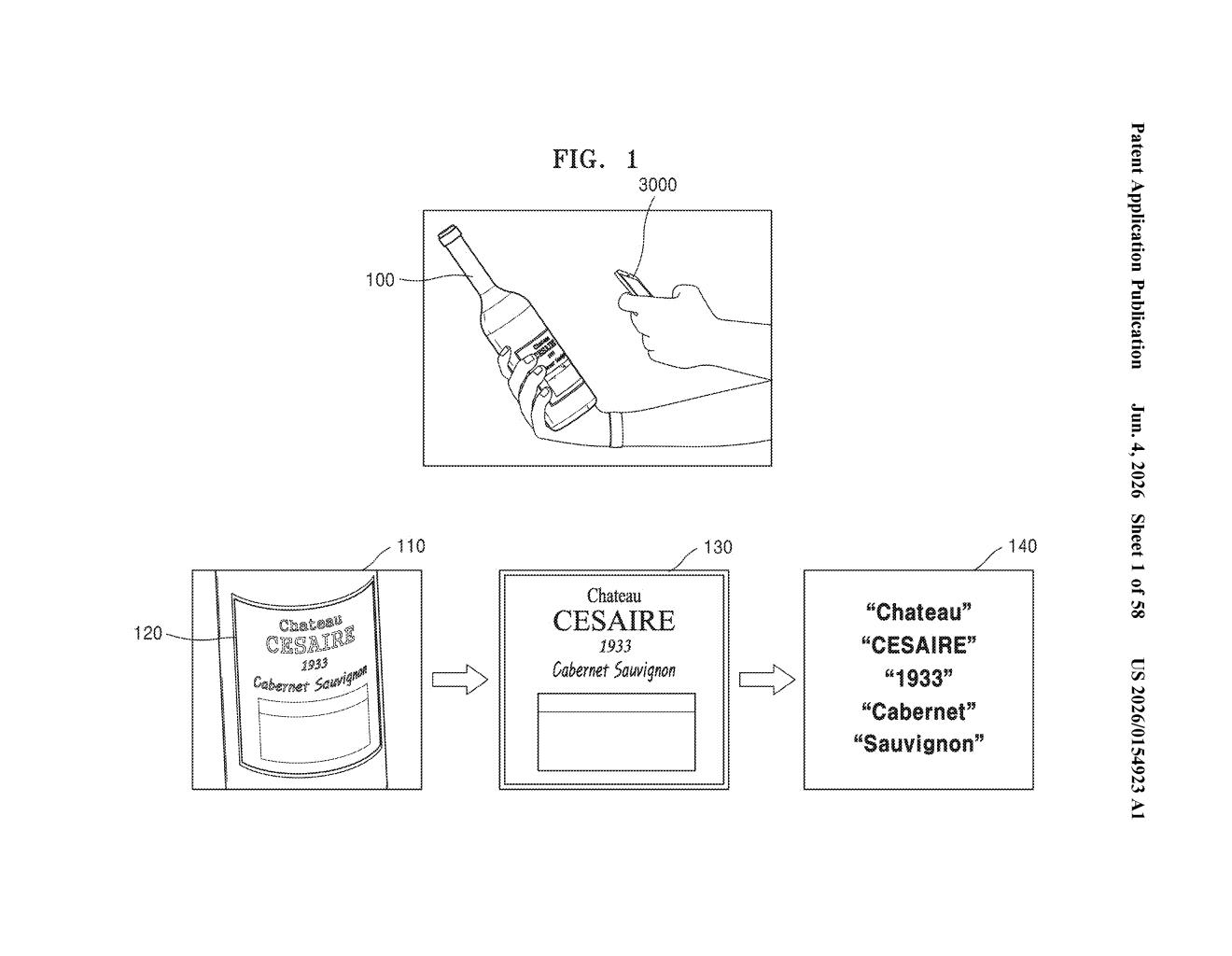 Samsung Patent: 3D Perspective Correction for Curved Objects — figure from US 2026/0154923 A1