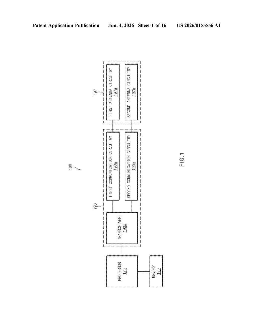 Samsung Patent: Segmented Antenna in Phone Side Frame — figure from US 2026/0155556 A1